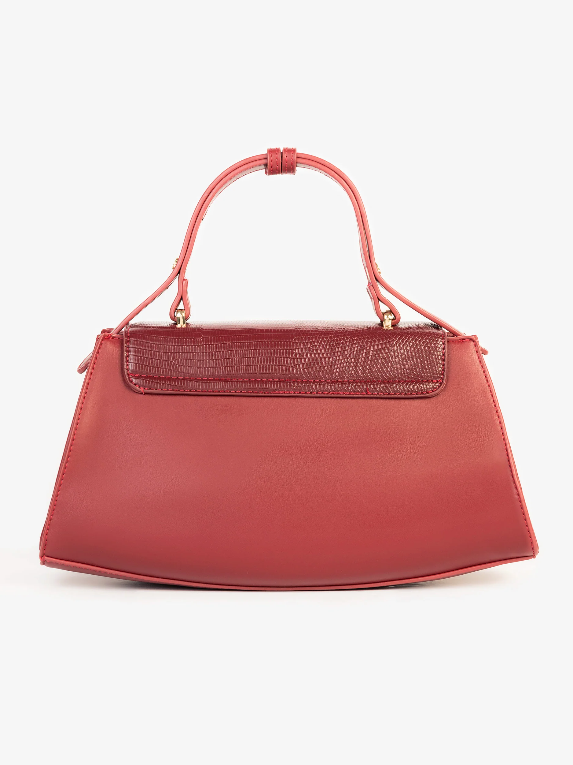 Two-tone Textured Handbag - Image 3
