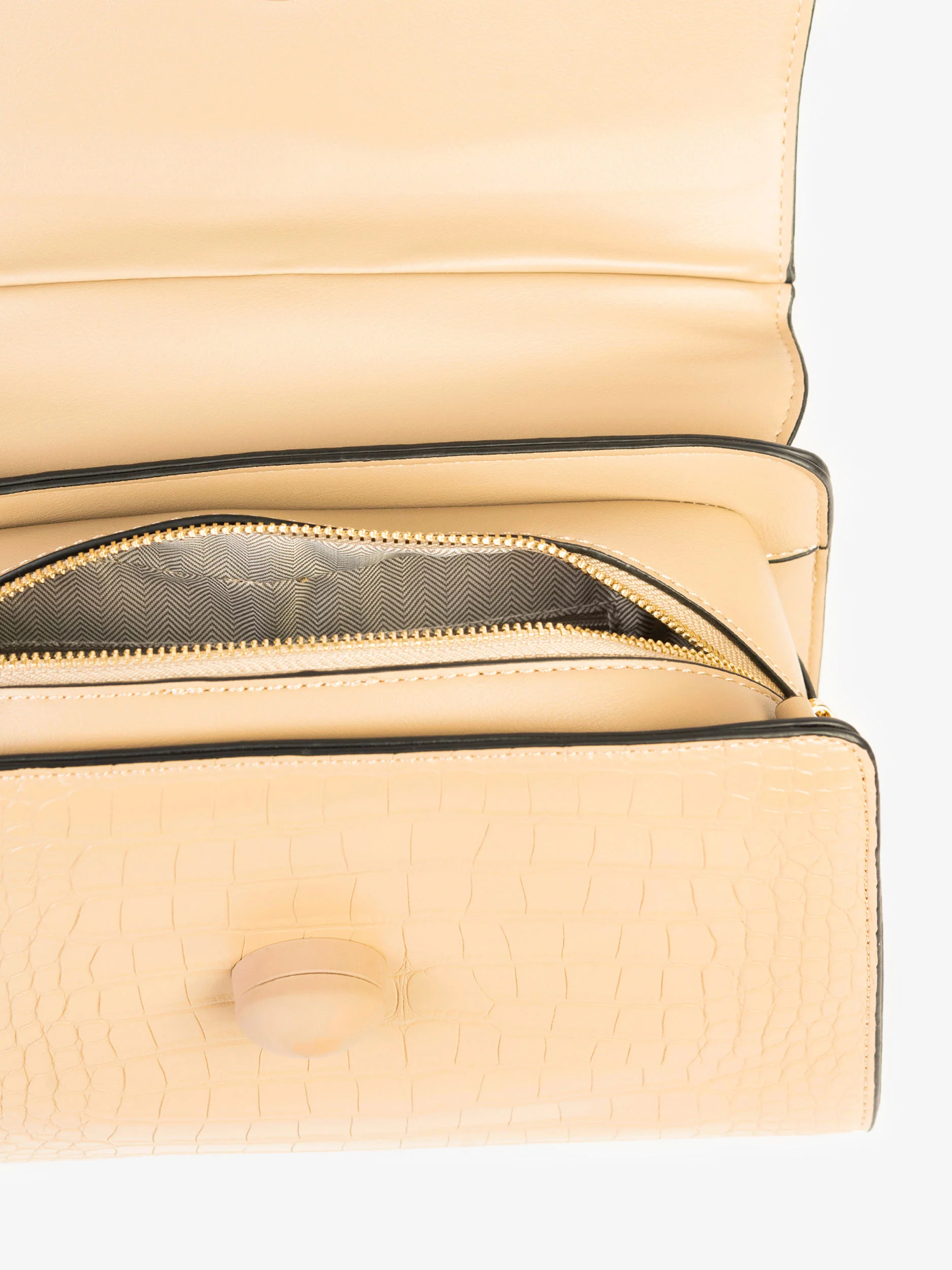 Two-tone Textured Handbag - Image 4