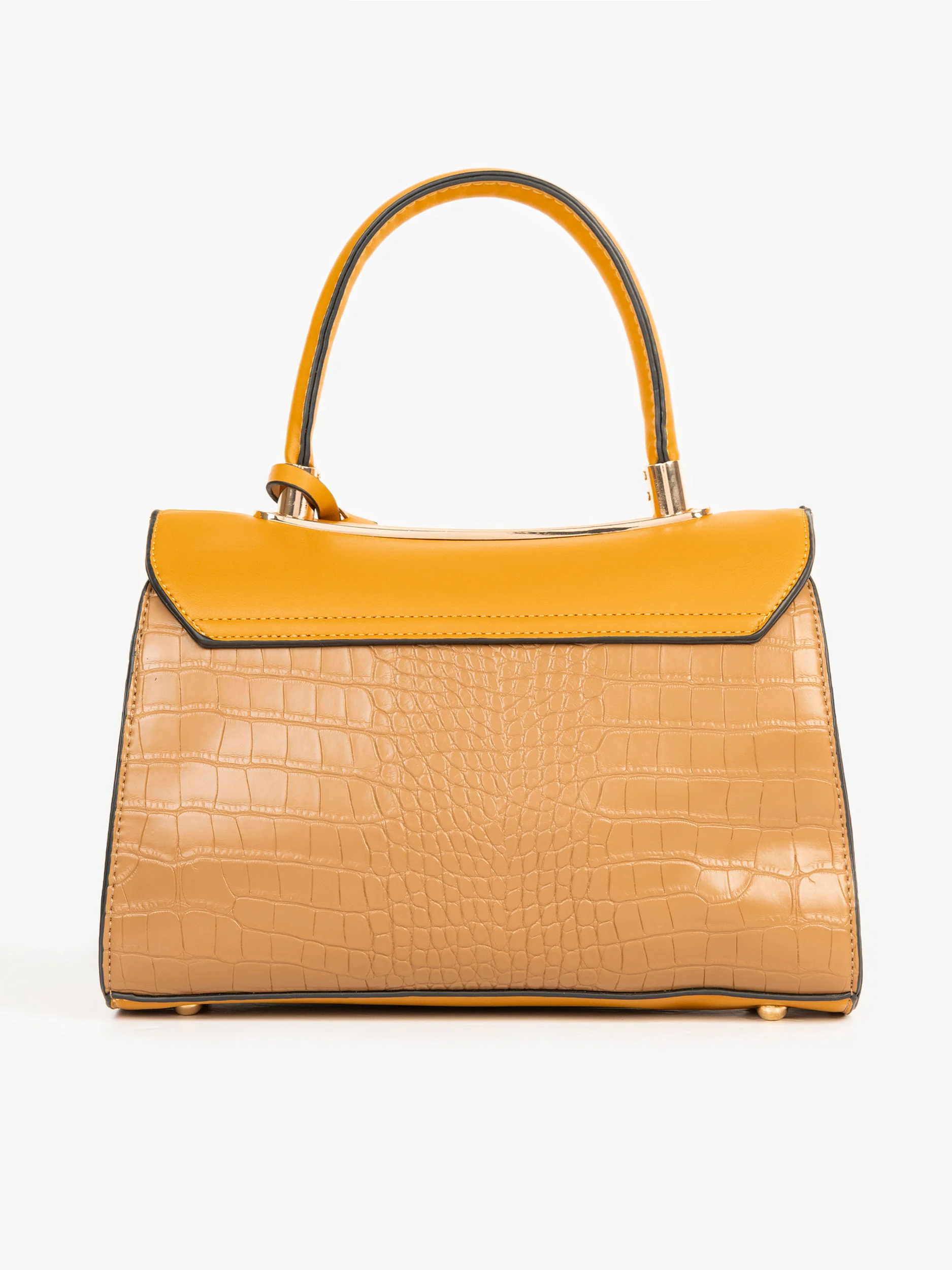 Two-tone Textured Handbag - Image 3