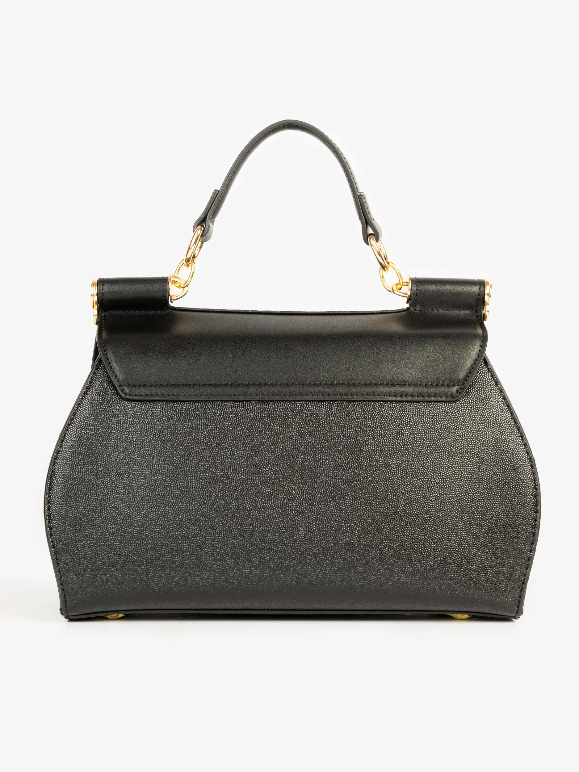 Two-tone Textured Handbag - Image 3