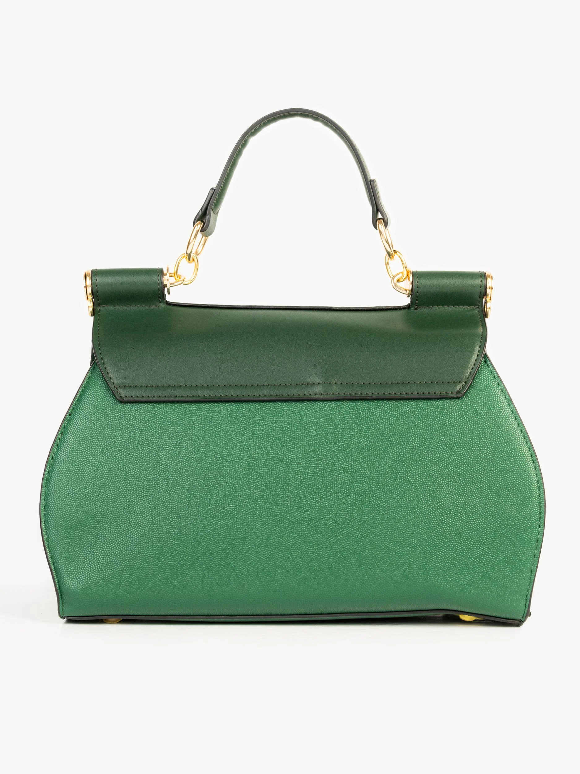 Two-tone Textured Handbag - Image 3