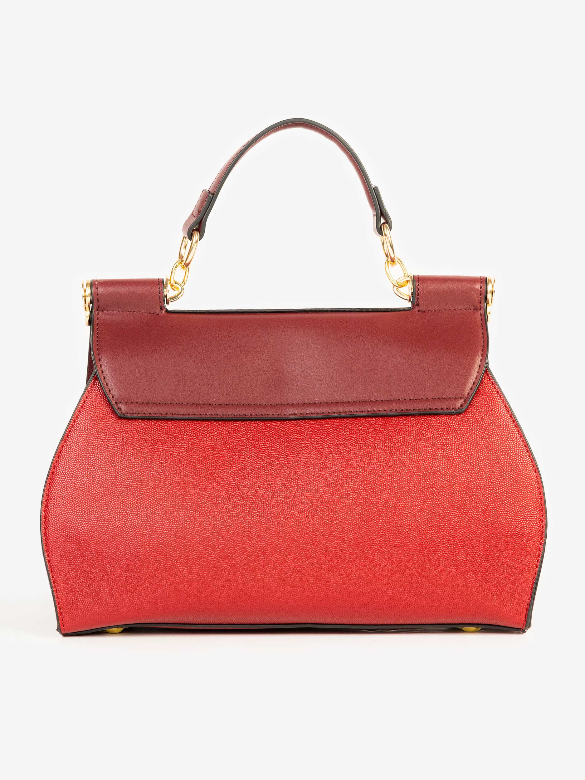 Two-tone Textured Handbag - Image 3