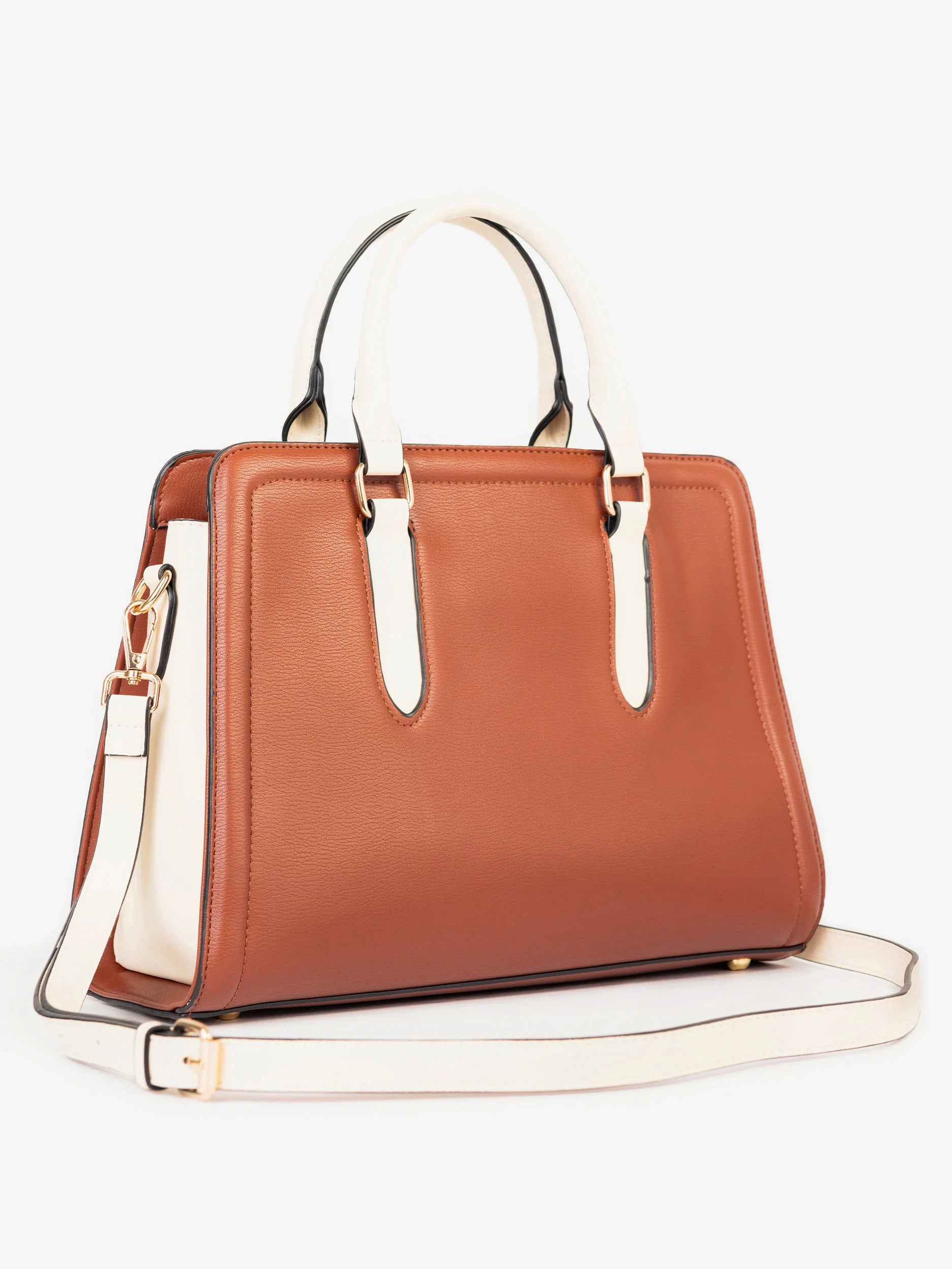 Two-tone Classic Handbag - Image 2