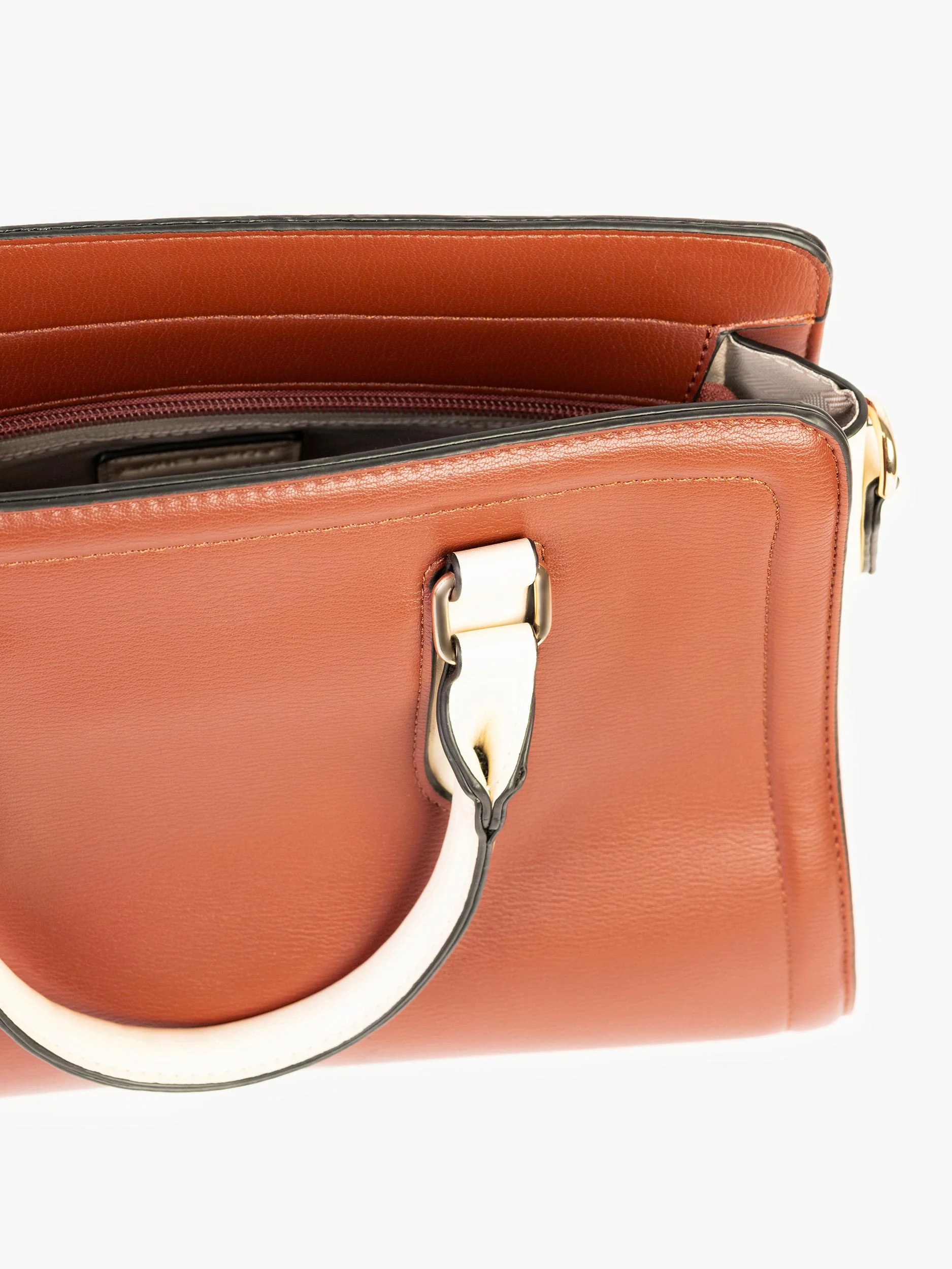 Two-tone Classic Handbag - Image 4