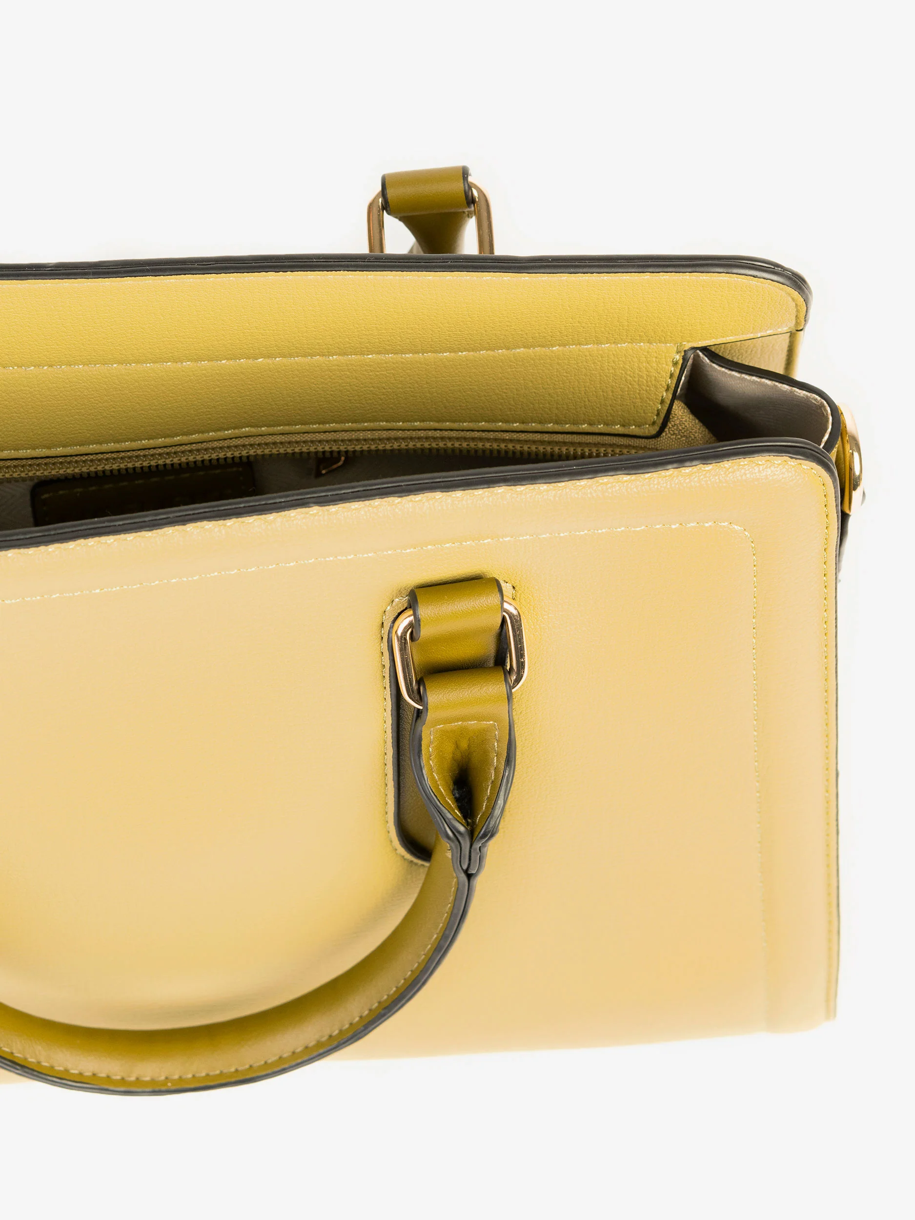Two-tone Classic Handbag - Image 4