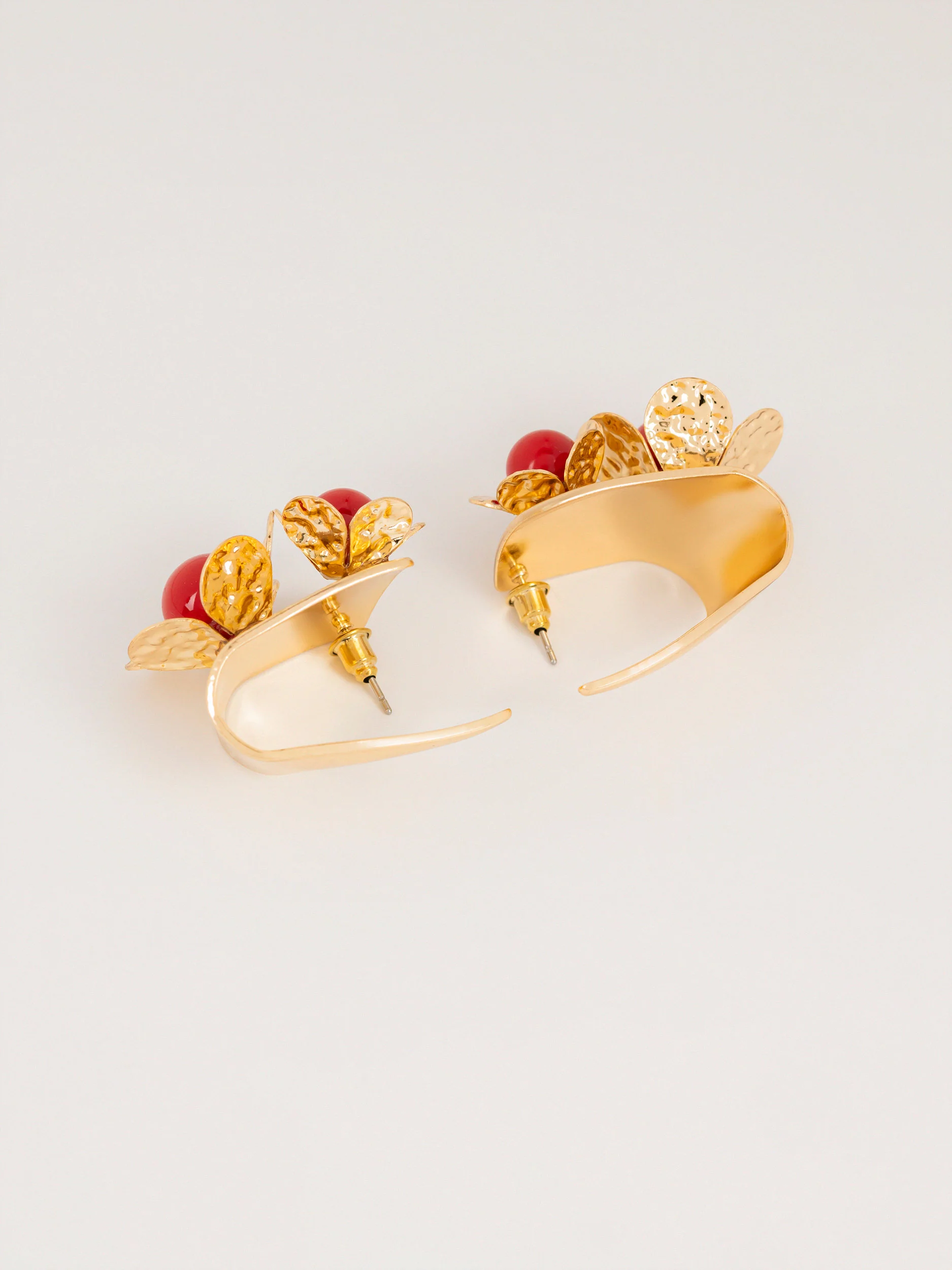Floral Cluster Earrings - Image 2