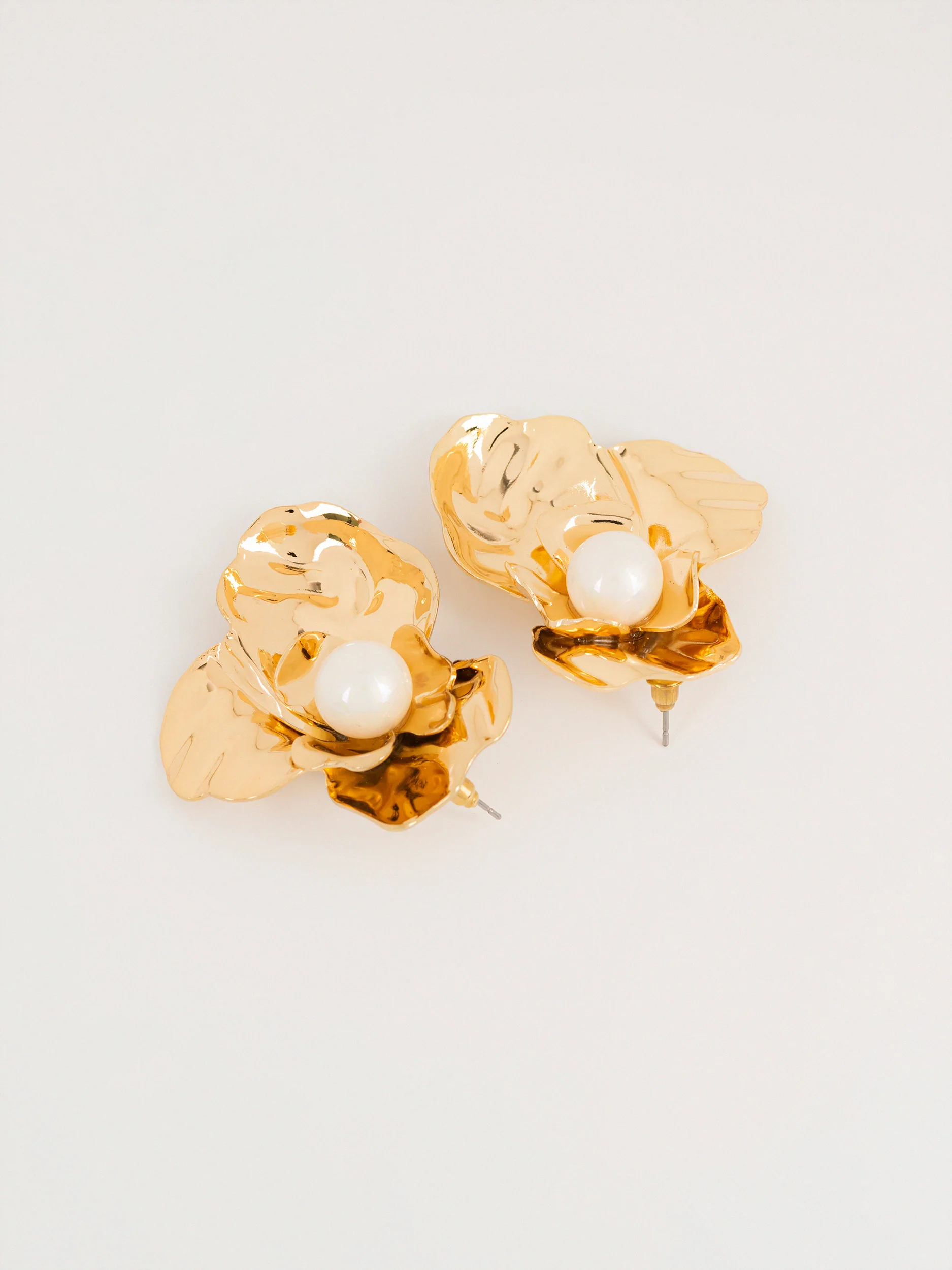Floral Stud Earrings - Image 2