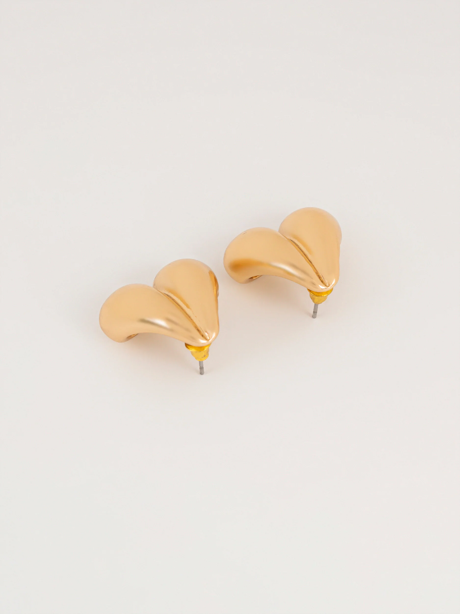 Teardrop Stud Earrings - Image 2