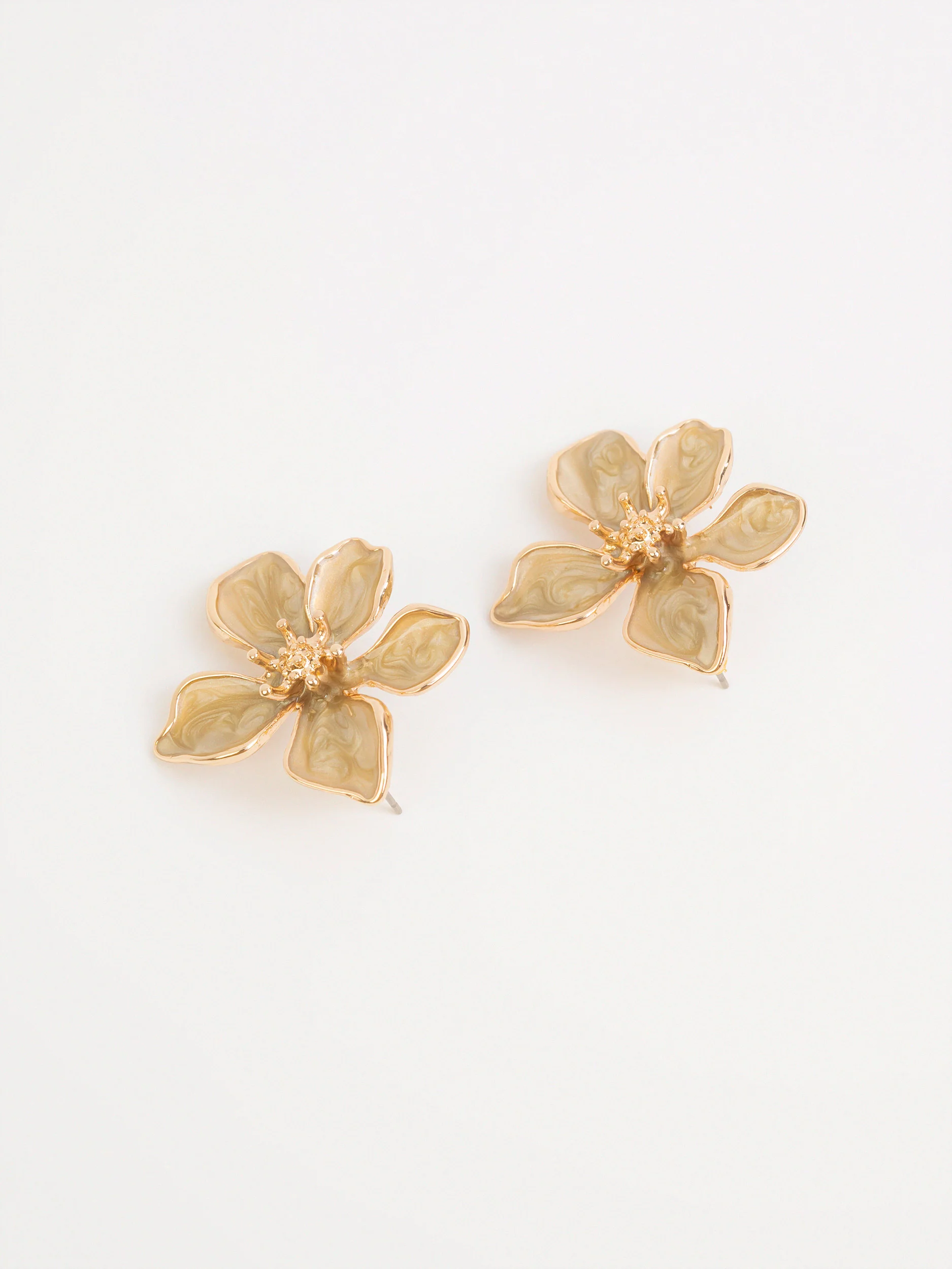 Petal Enamel Earrings - Image 2