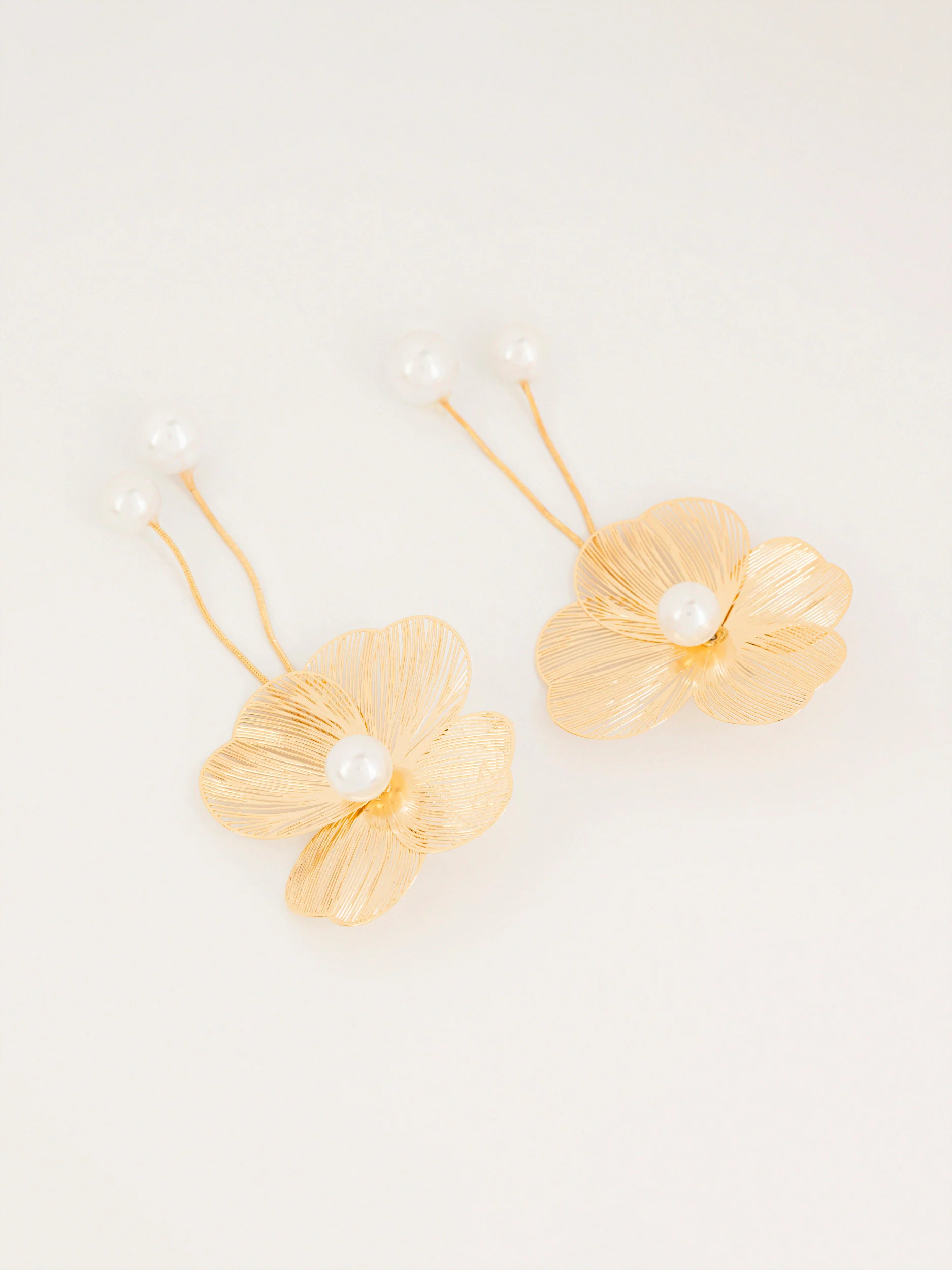 Pearl Drop Earrings - Image 2