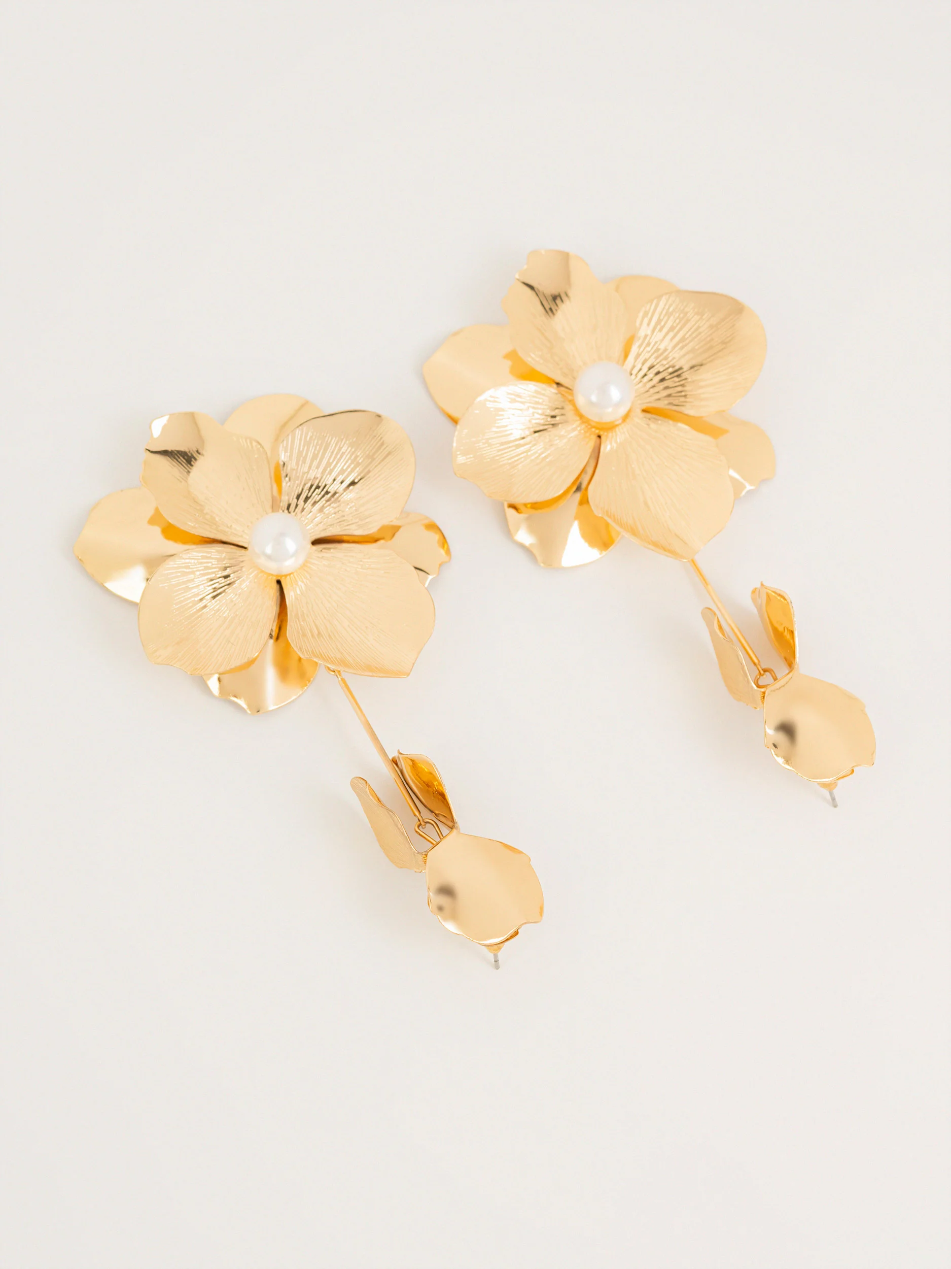 Floral Drop Earrings - Image 2
