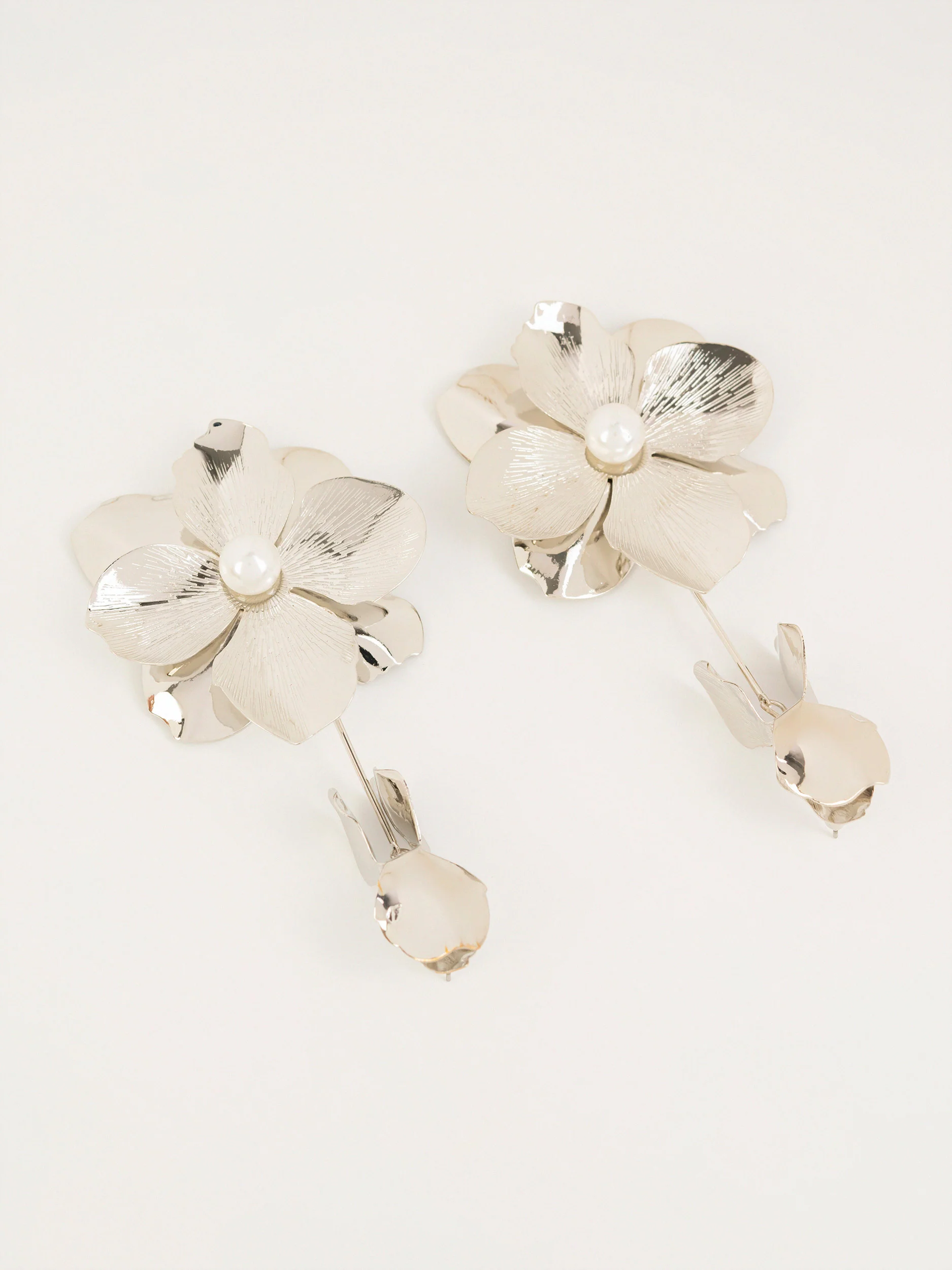 Floral Drop Earrings - Image 2