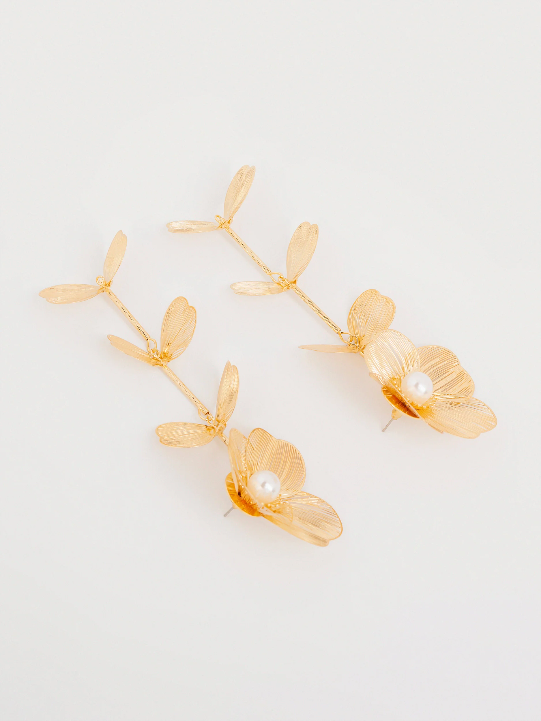 Floral Drop Earrings - Image 2