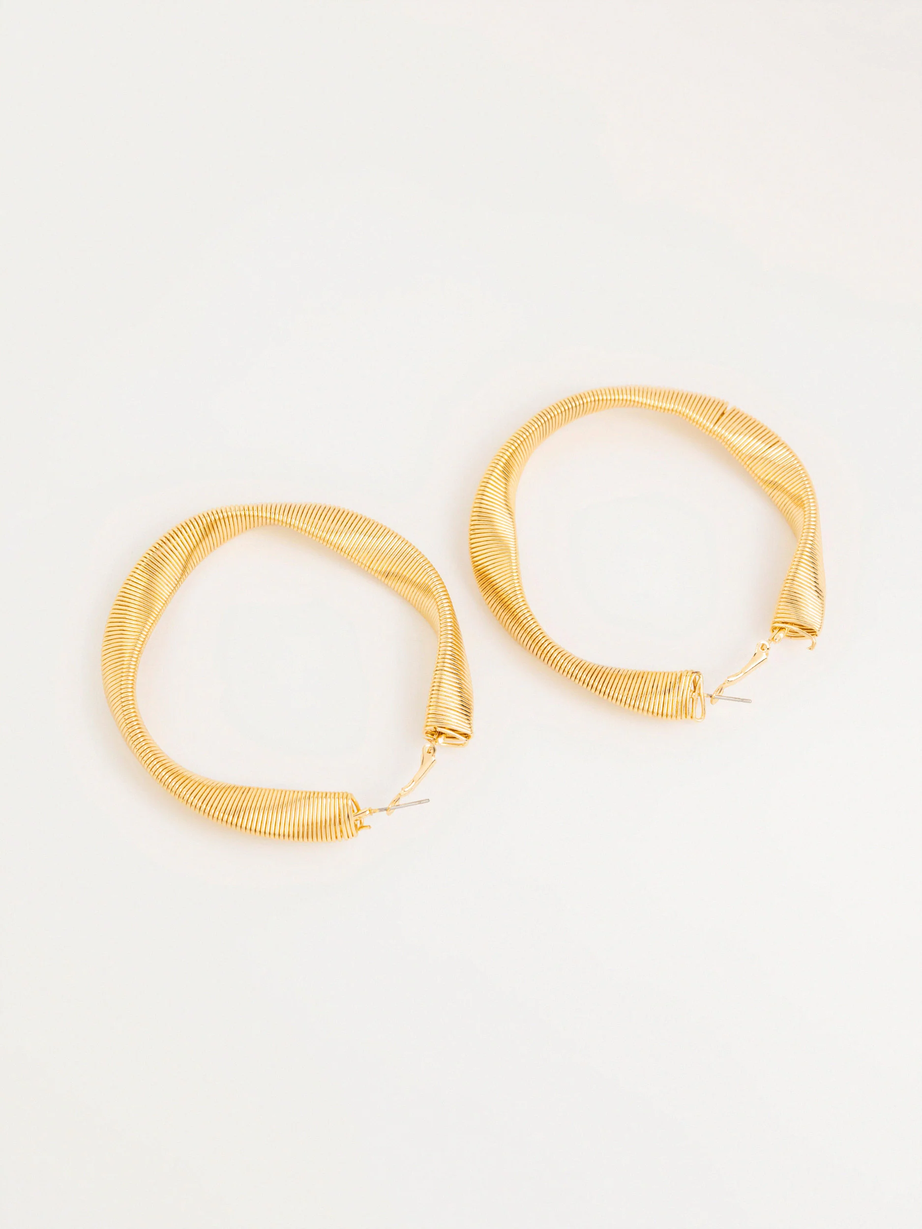 Spiral Hoop Earrings - Image 2