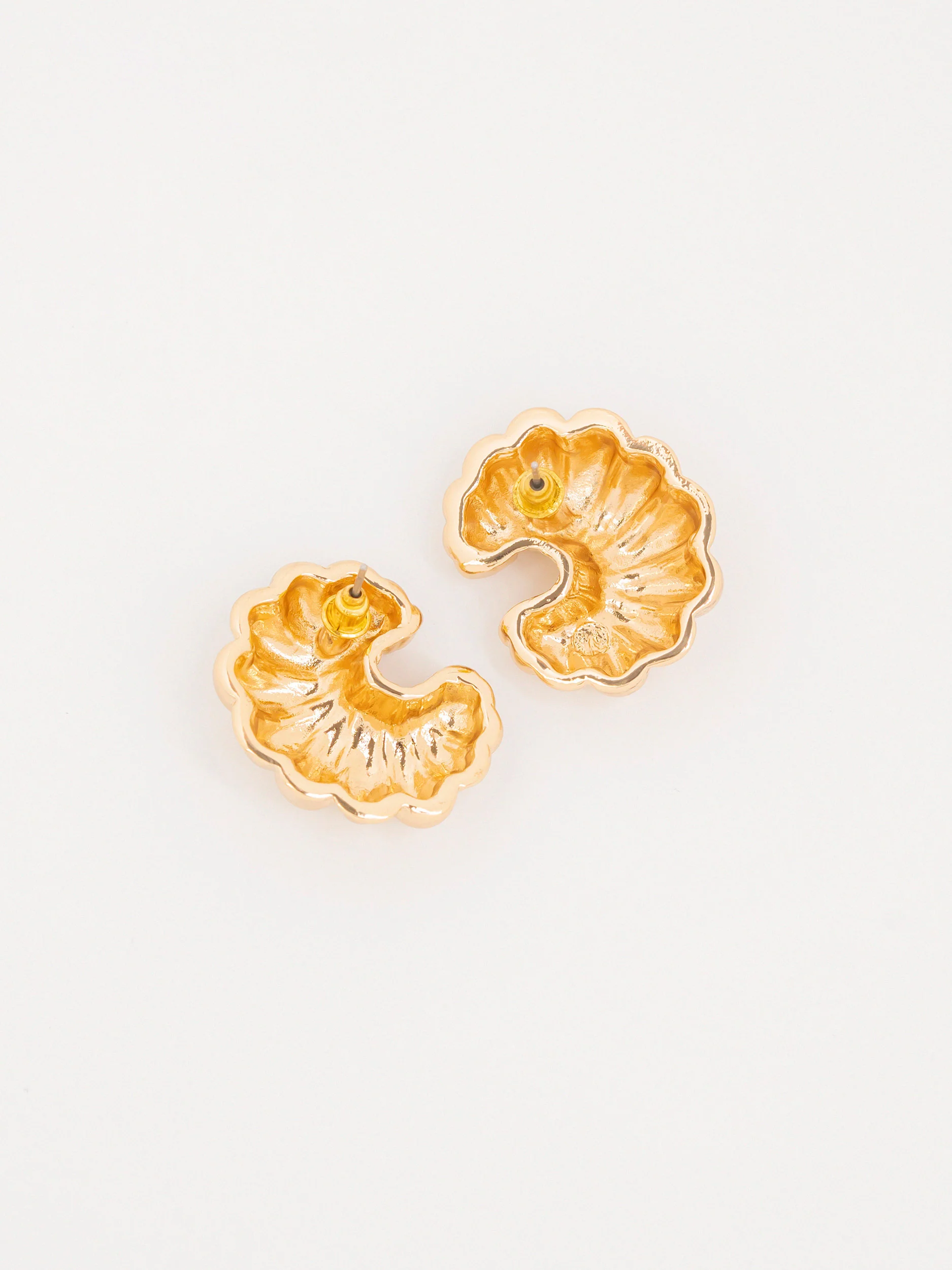 Chunky Hoop Earrings - Image 2