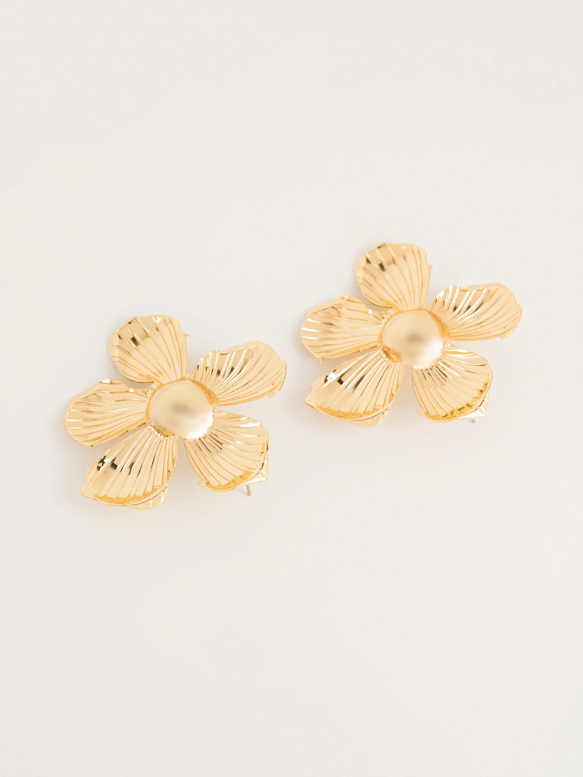 Floral Stud Earrings - Image 2