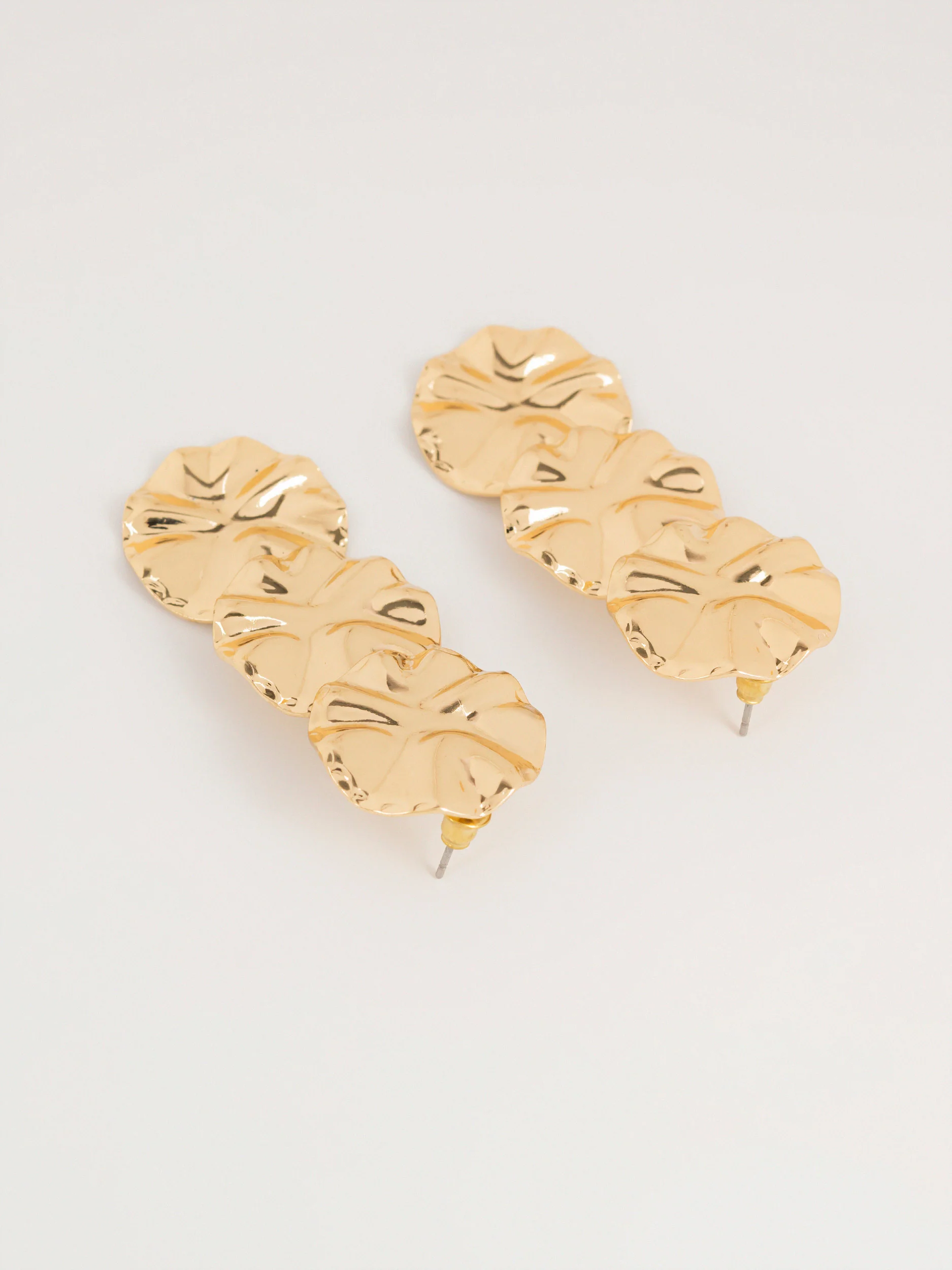 Disc Drape Earrings - Image 2