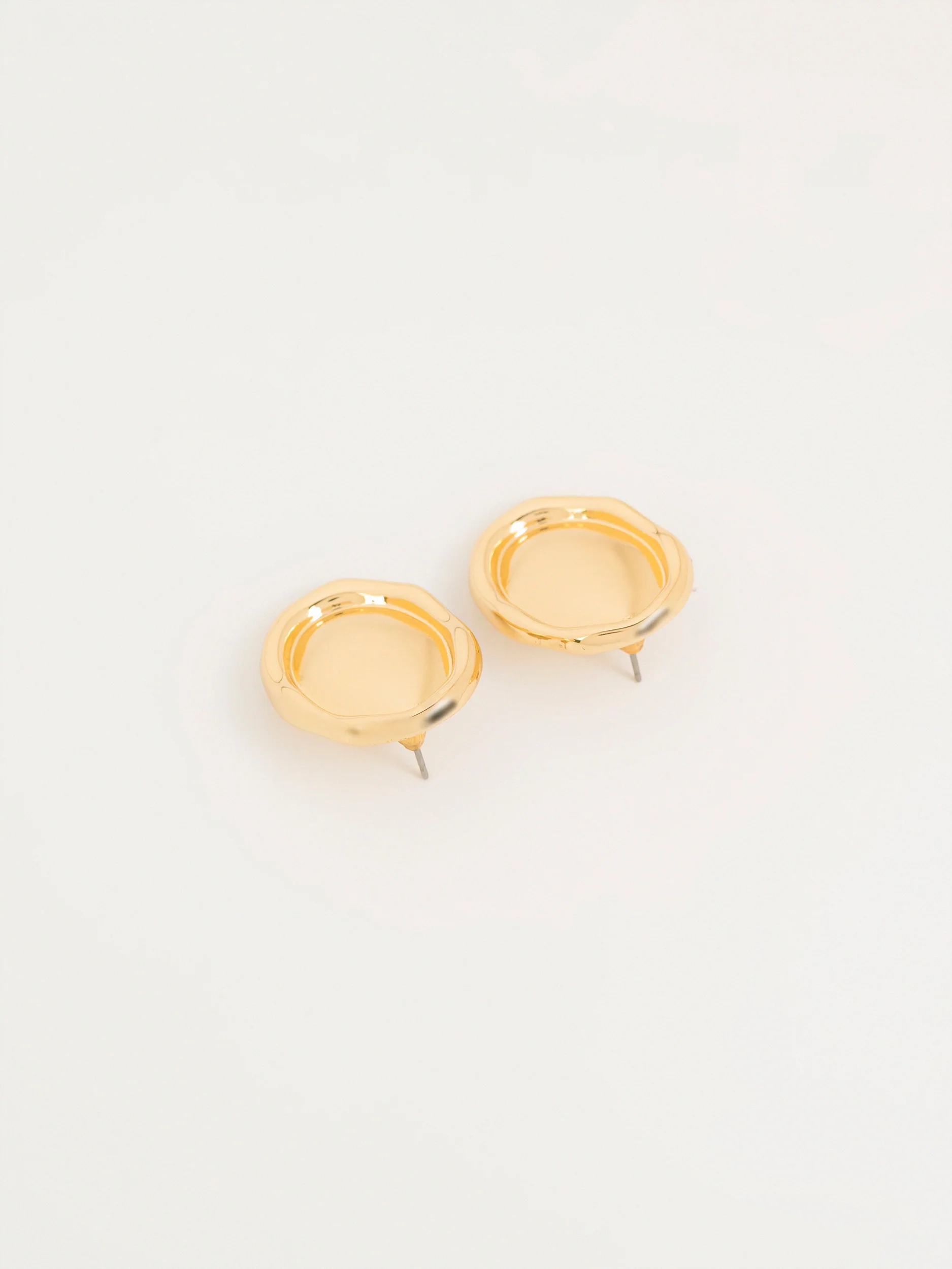 Oval Stud Earrings - Image 2