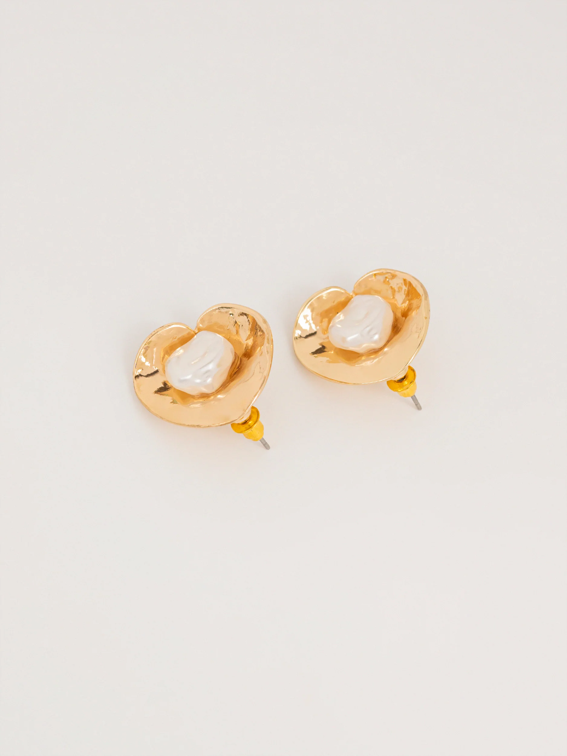 Pearl Stud Earrings - Image 2