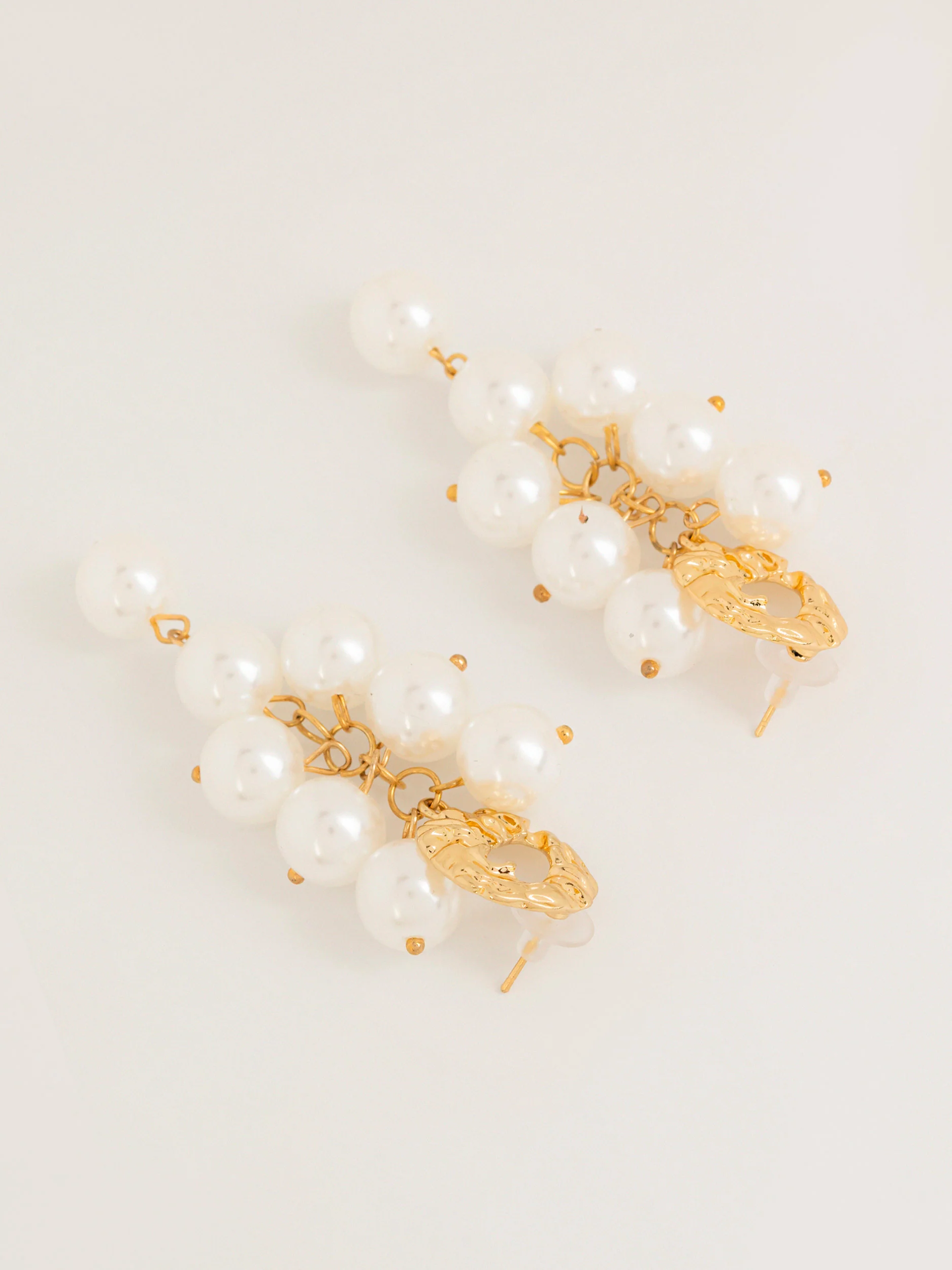 Cluster Pearl Earrings - Image 2