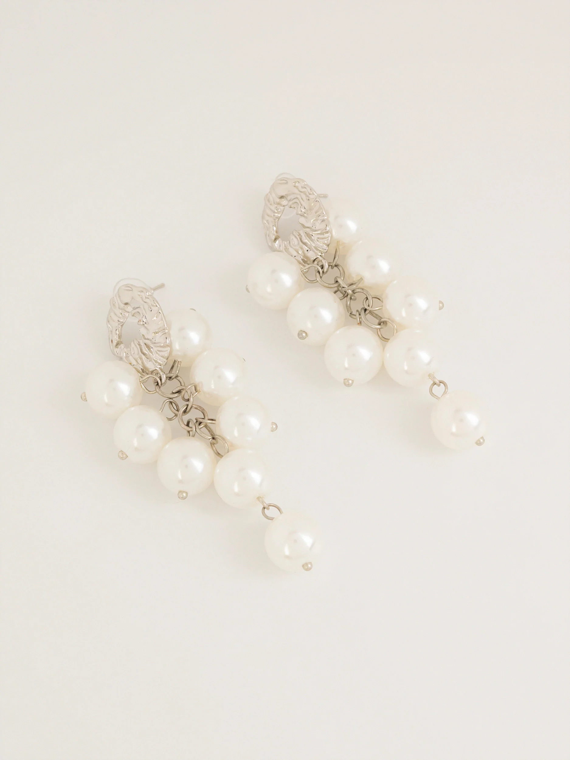 Cluster Pearl Earrings - Image 2
