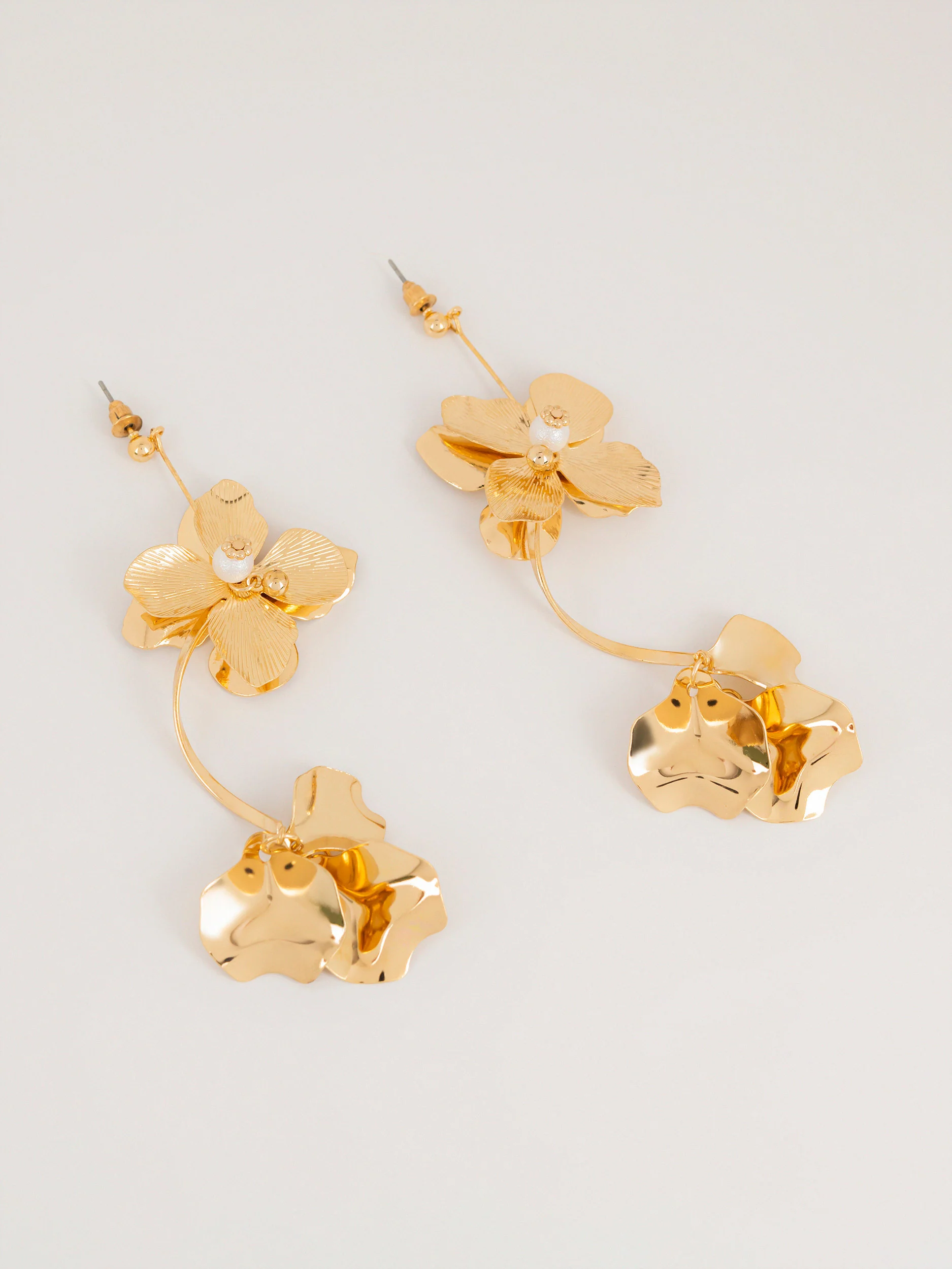 Floral Drop Earrings - Image 2