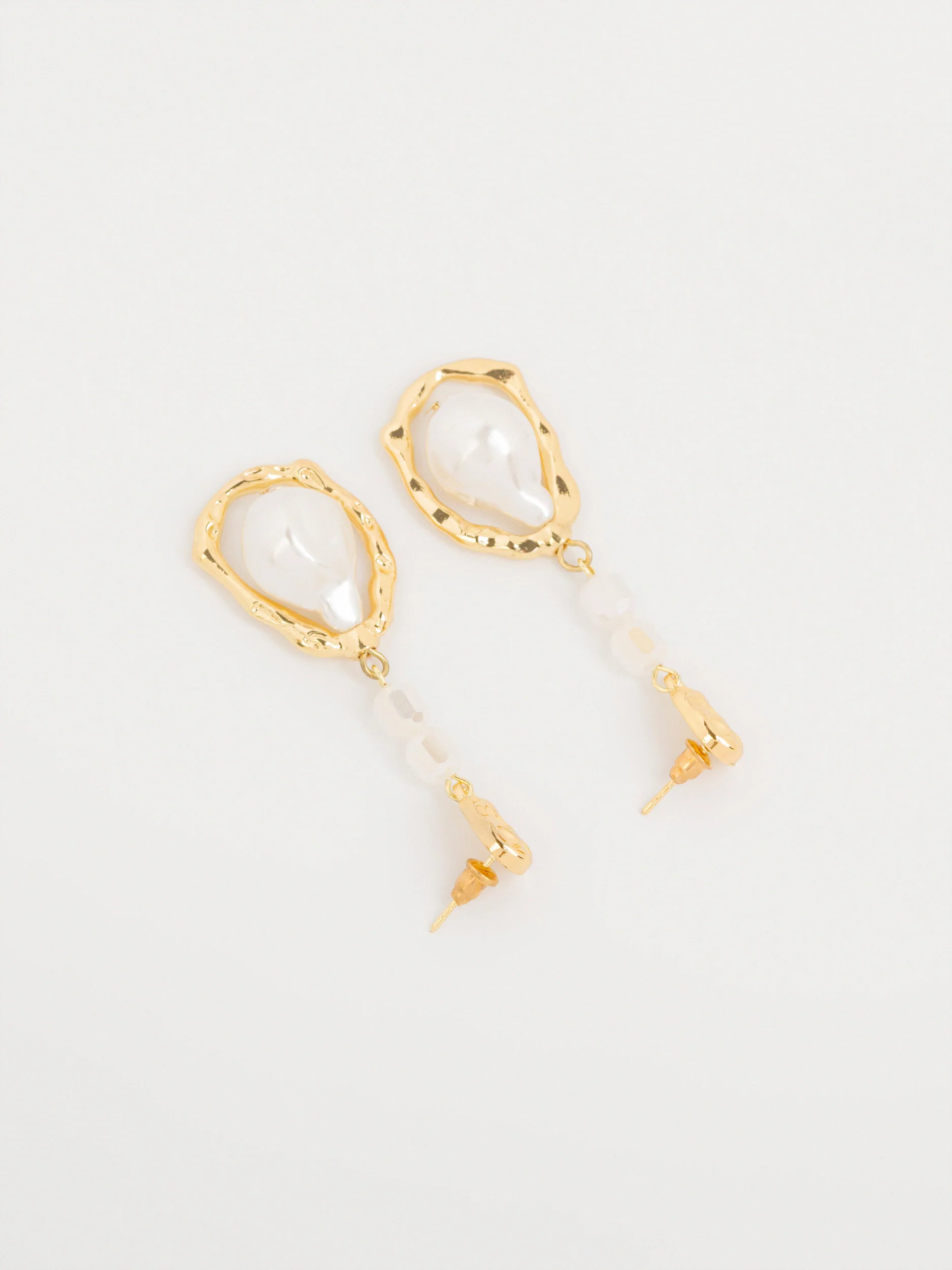 Pearl Drop Earrings - Image 2