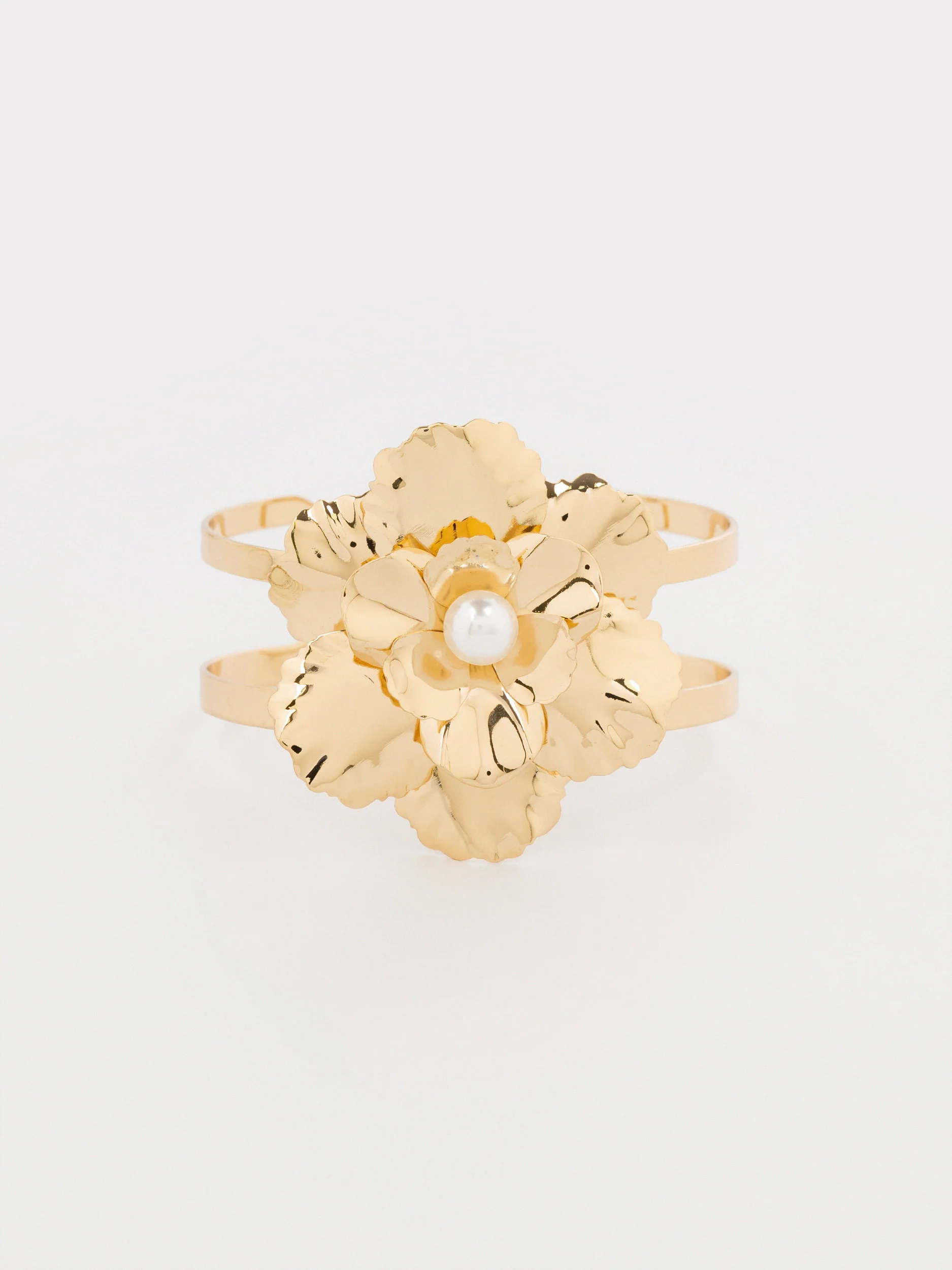 Floral Cuff Bracelet - Image 2