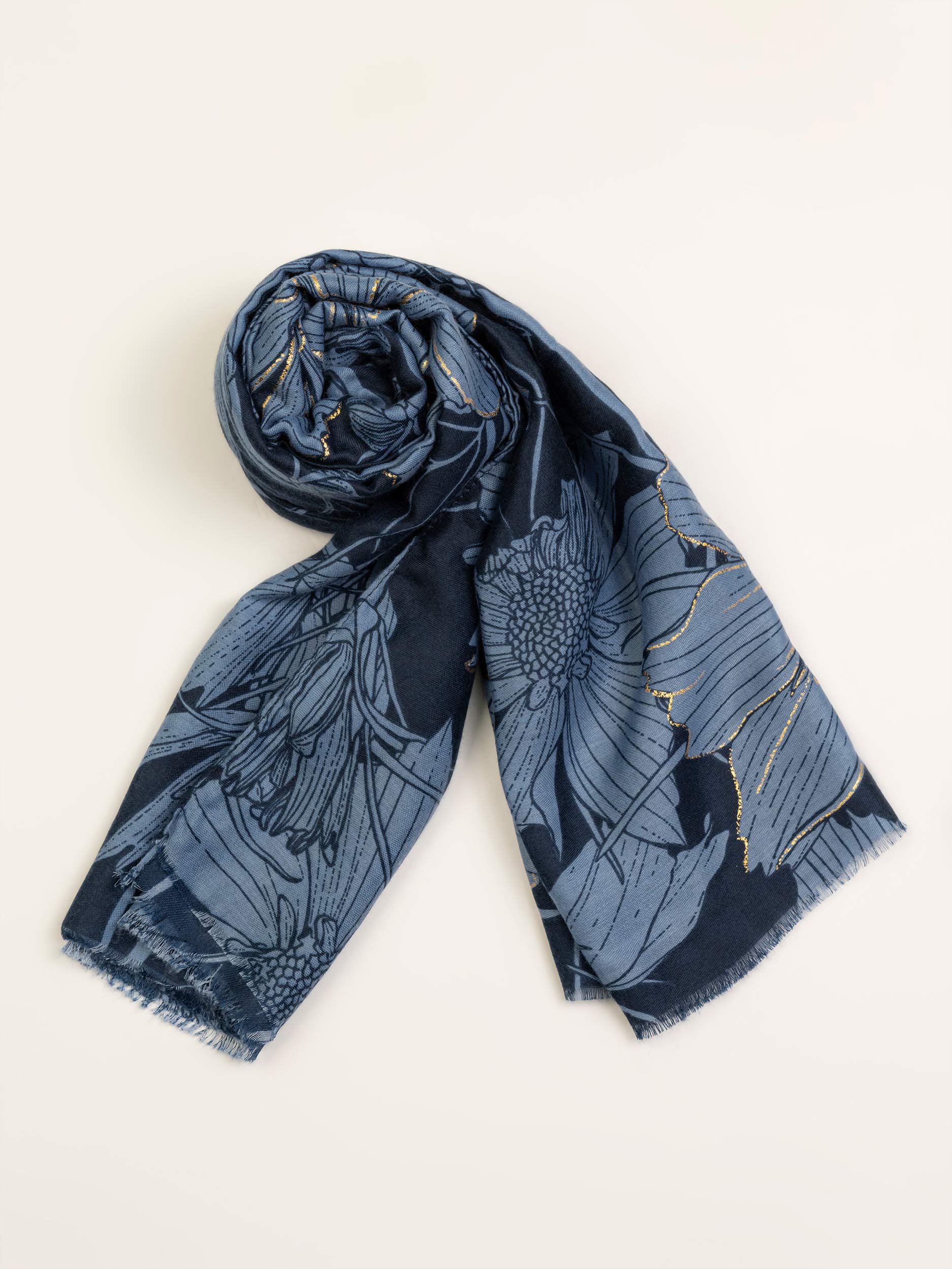 Floral Printed Scarf - Image 4