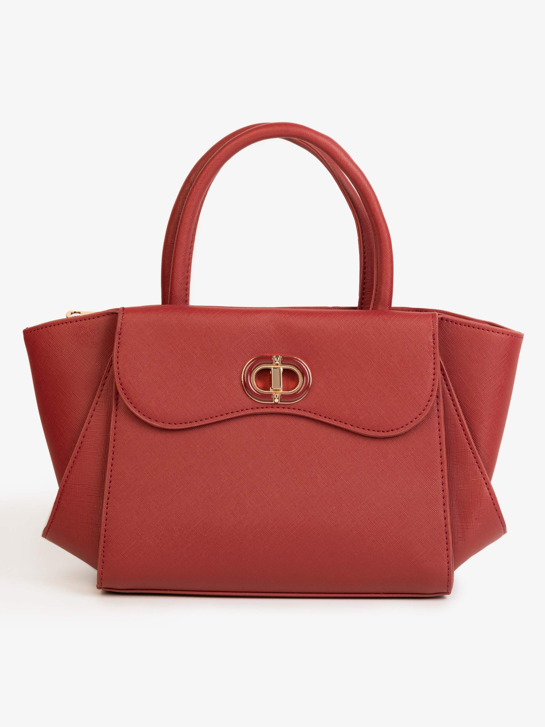 Structured Flap Handbag - Image 2