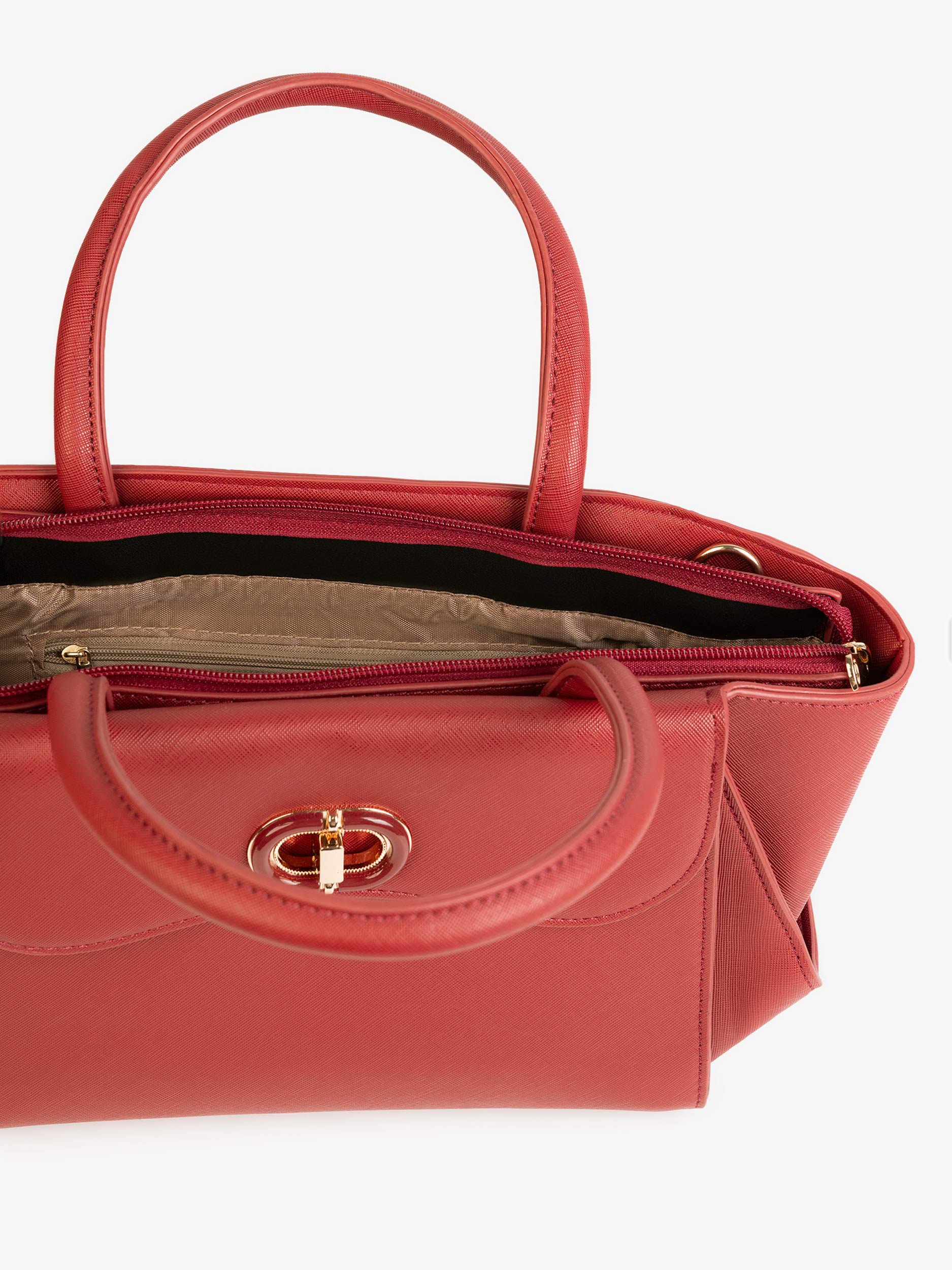 Structured Flap Handbag - Image 4