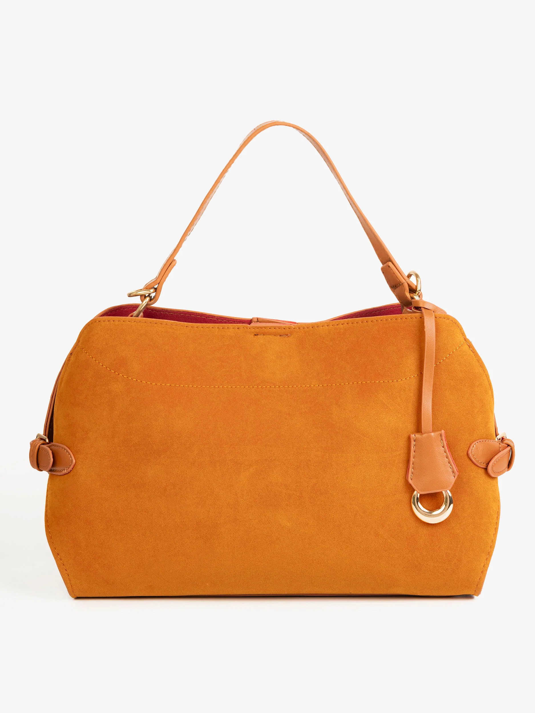 Suede Handbag - Image 2