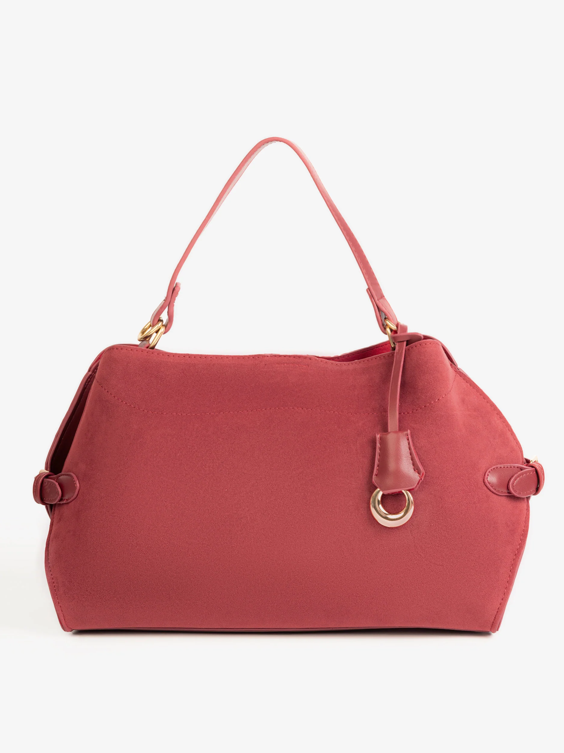 Suede Handbag - Image 2