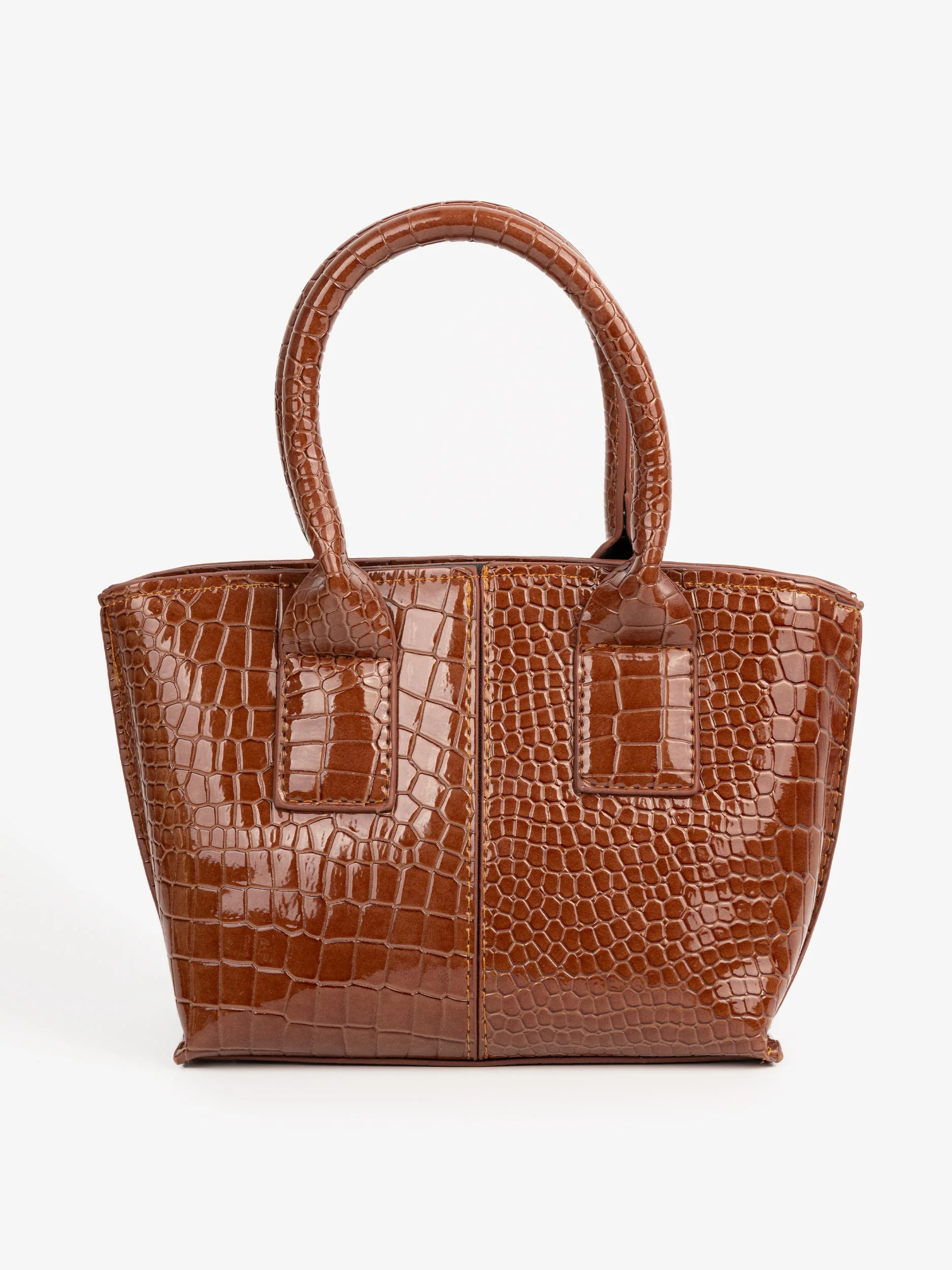 Croco Textured Handbag - Image 2