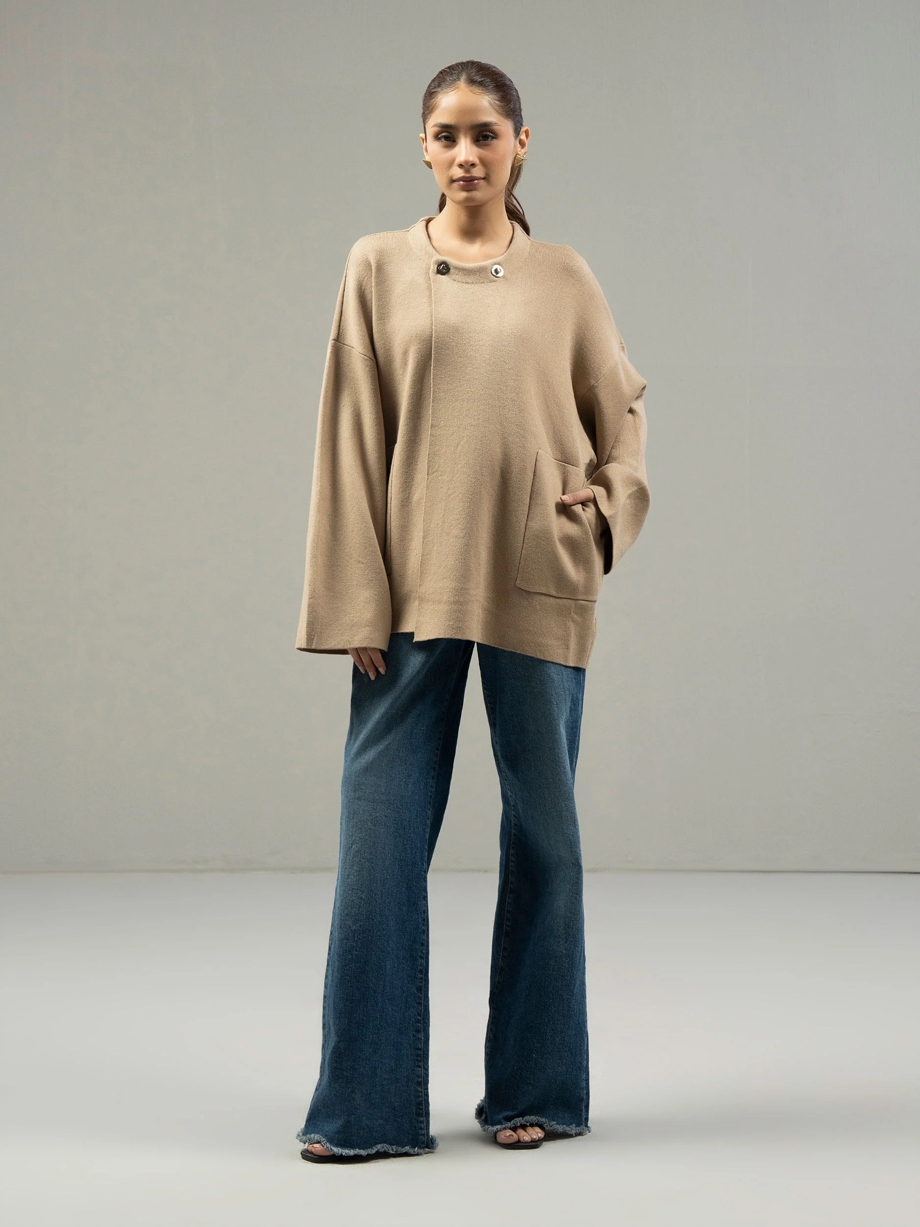 Woolen Blend Cardigan - Image 3