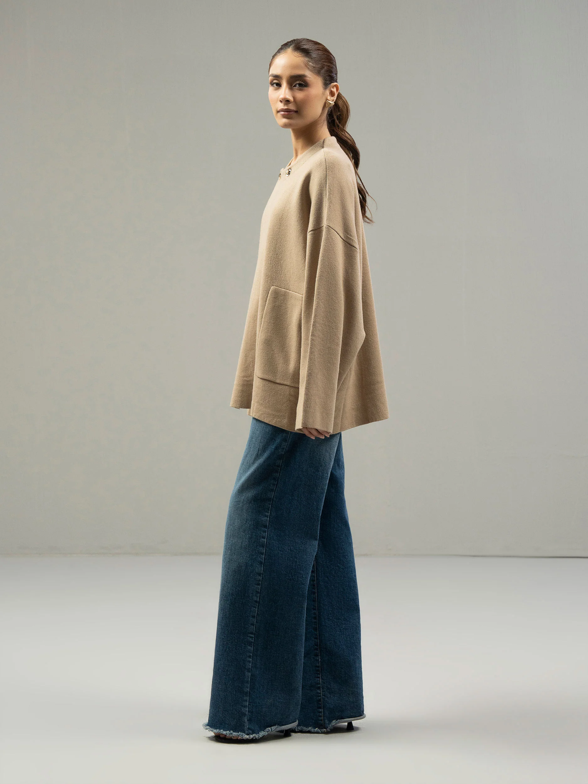 Woolen Blend Cardigan - Image 4