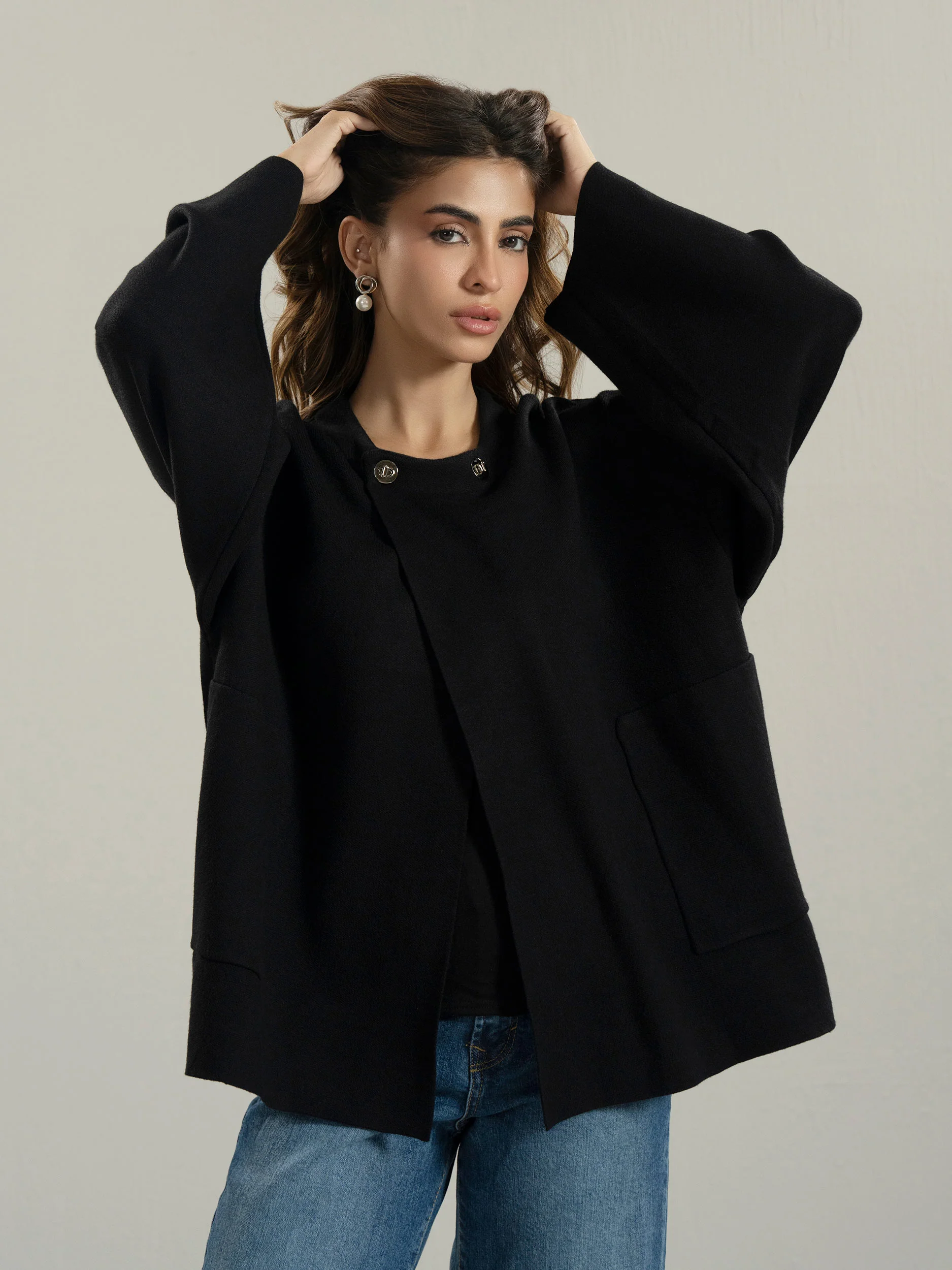 Woolen Blend Cardigan - Image 4