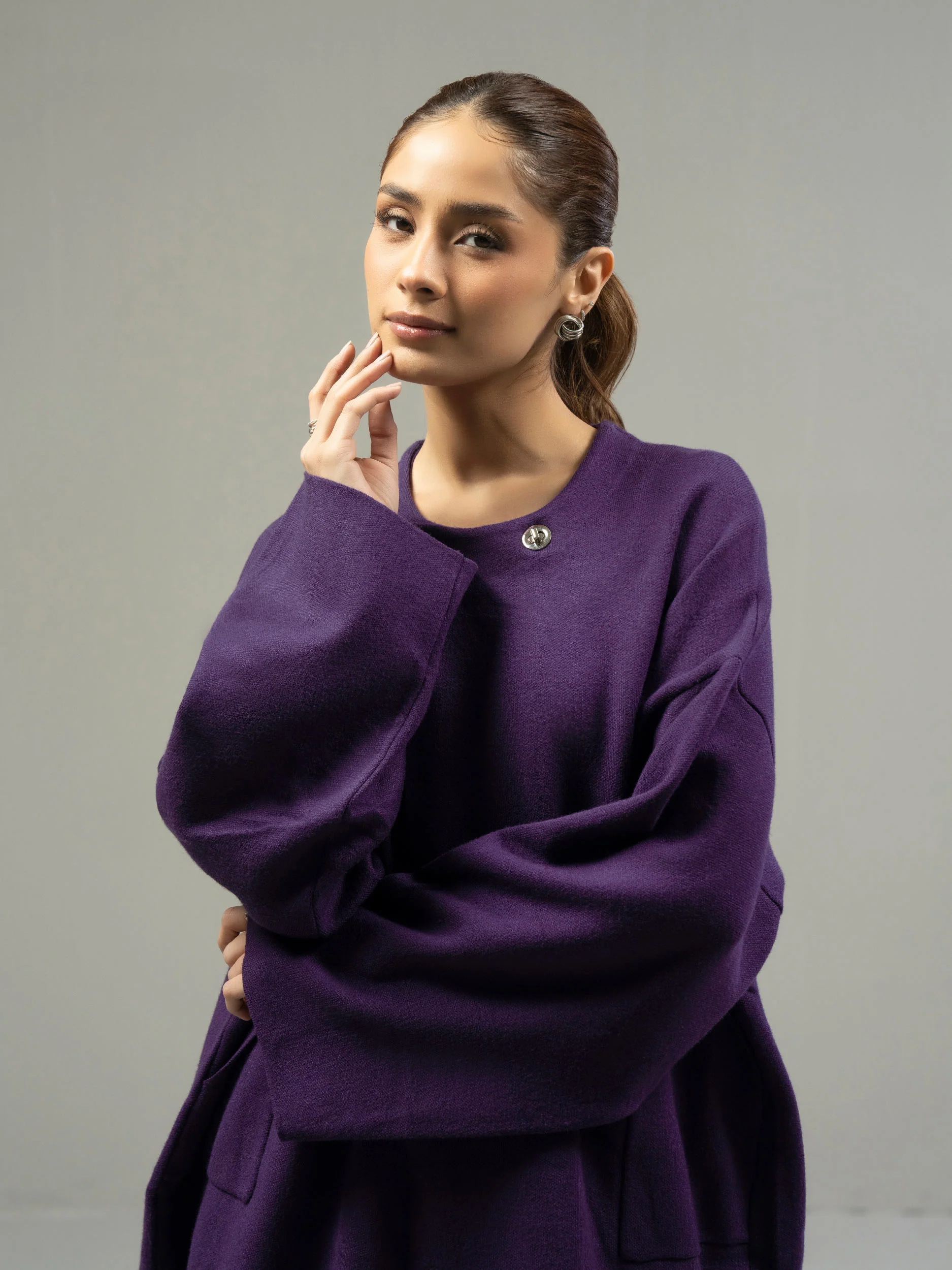 Woolen Blend Cardigan - Image 5