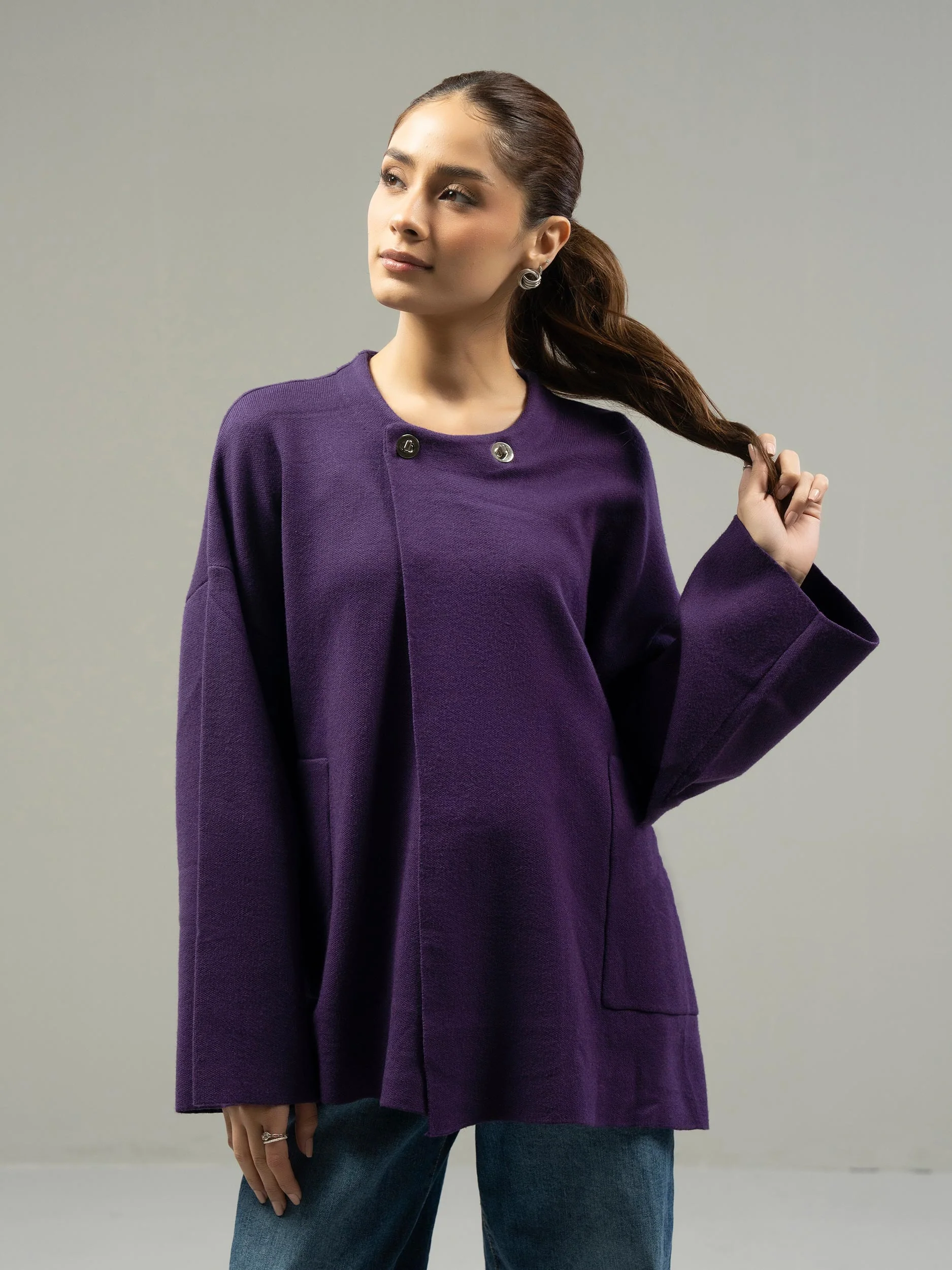 Woolen Blend Cardigan - Image 6