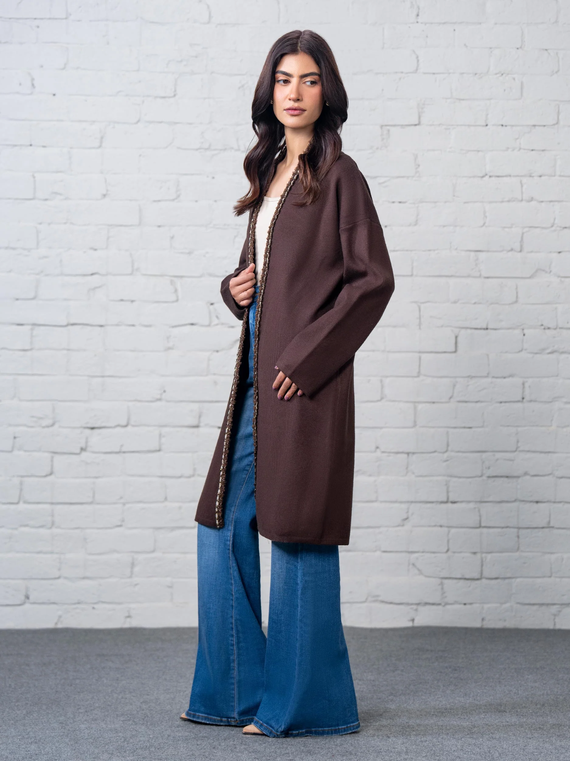 Woolen Blend Cardigan - Image 2