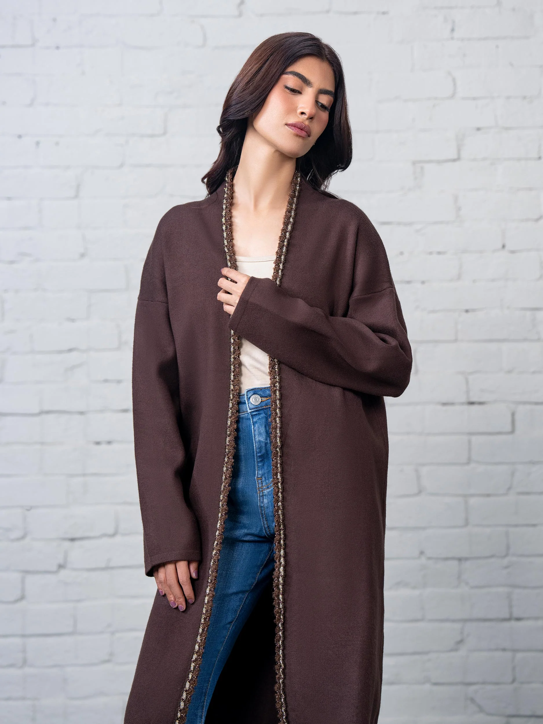 Woolen Blend Cardigan - Image 4