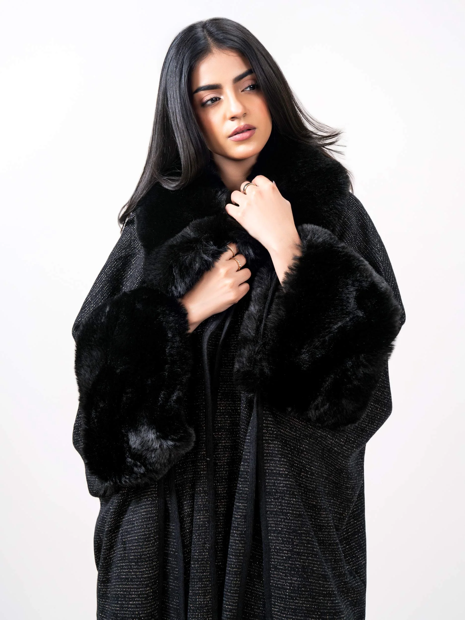 Woolen Blend Cape - Image 4