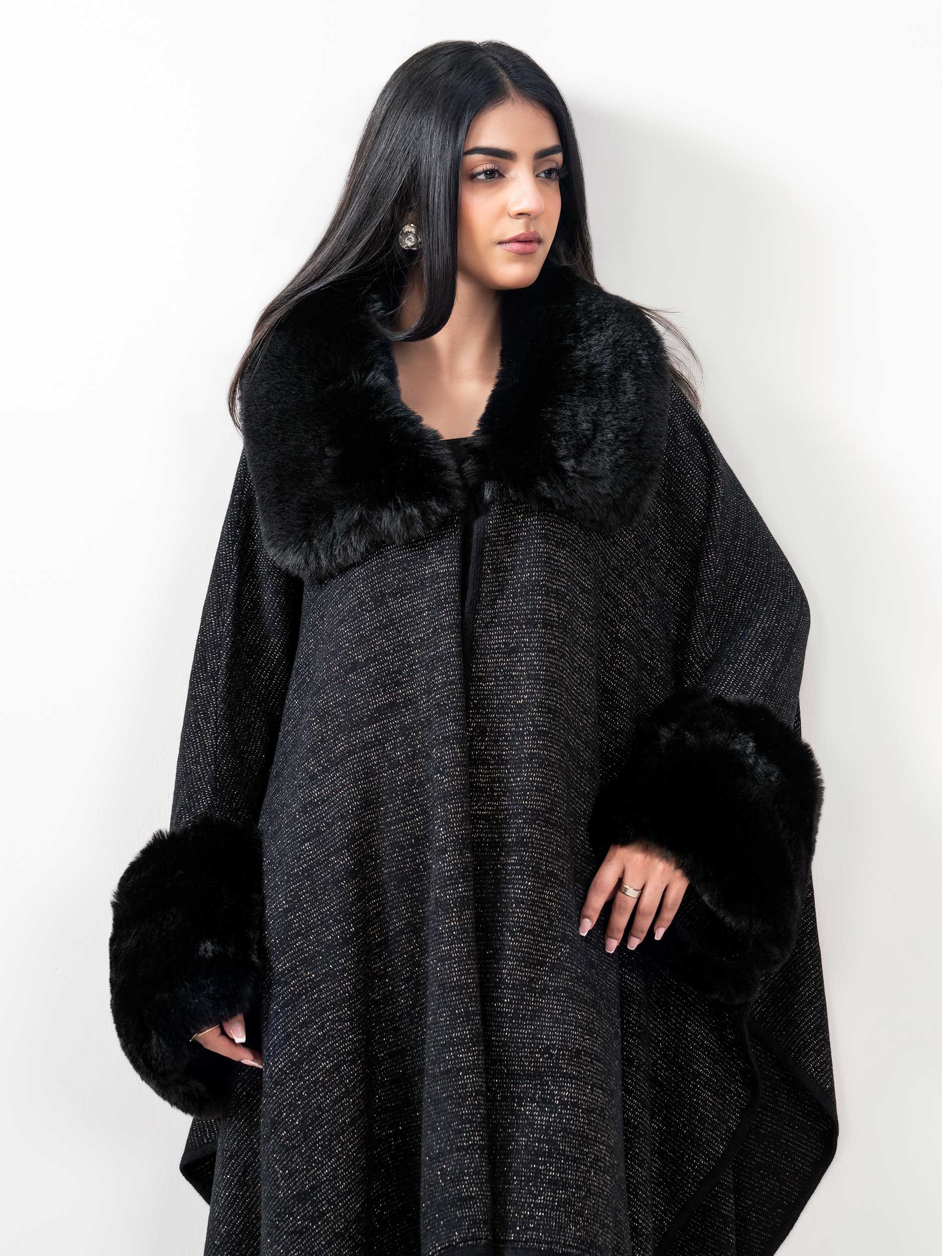 Woolen Blend Cape - Image 6