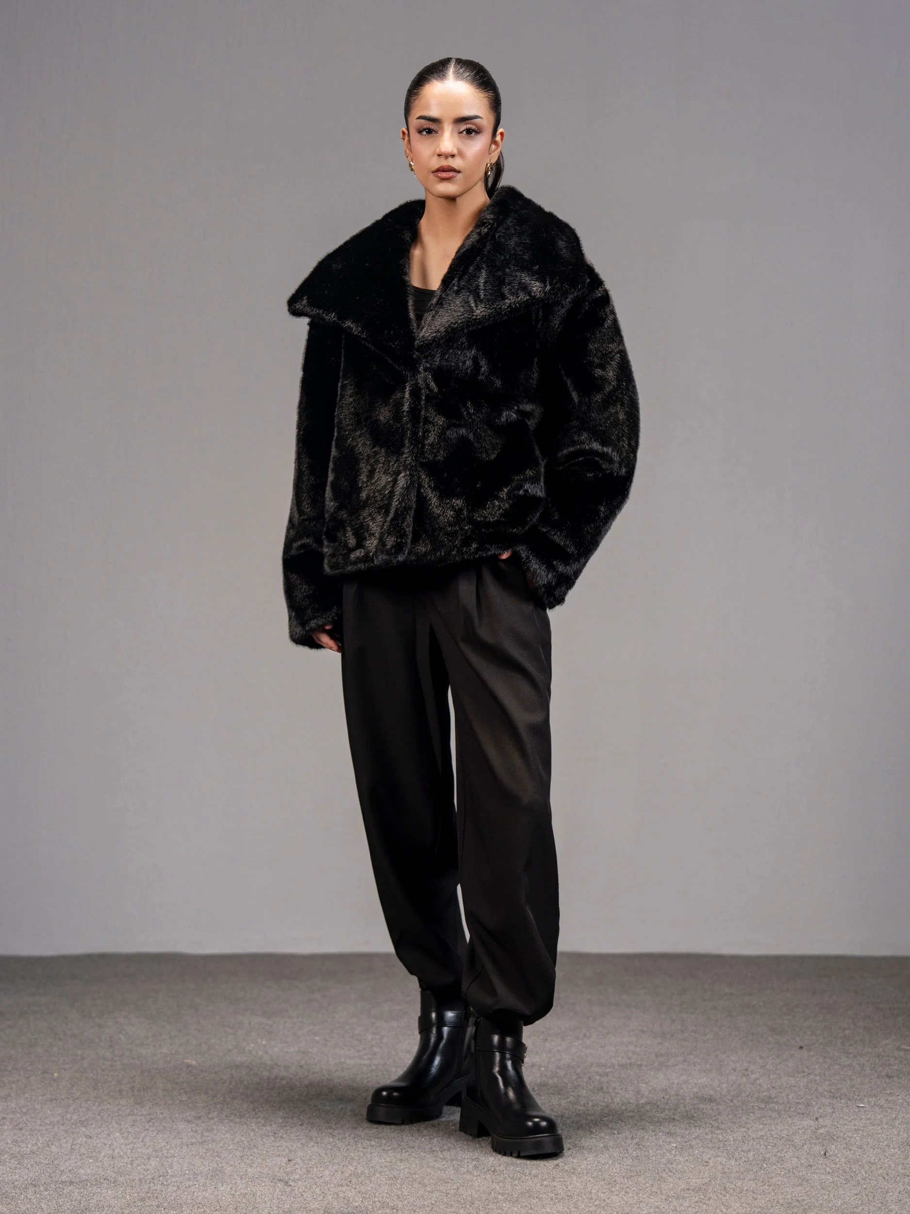 Faux Fur Jacket - Image 2