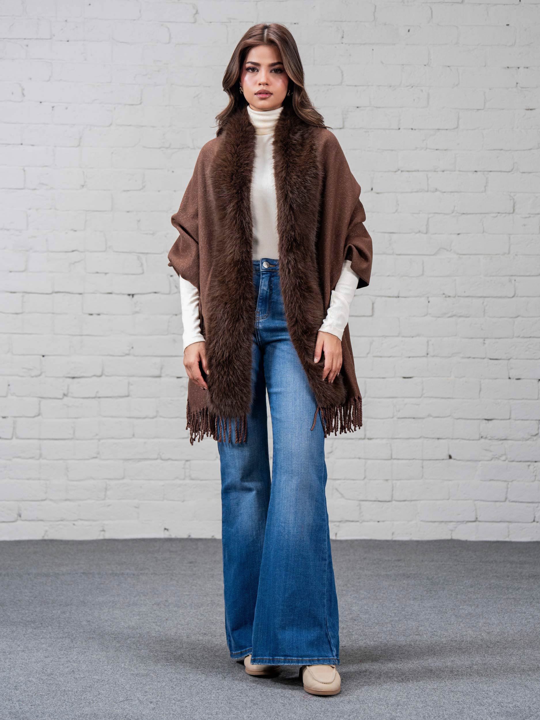 Woolen Fur Cape - Image 2