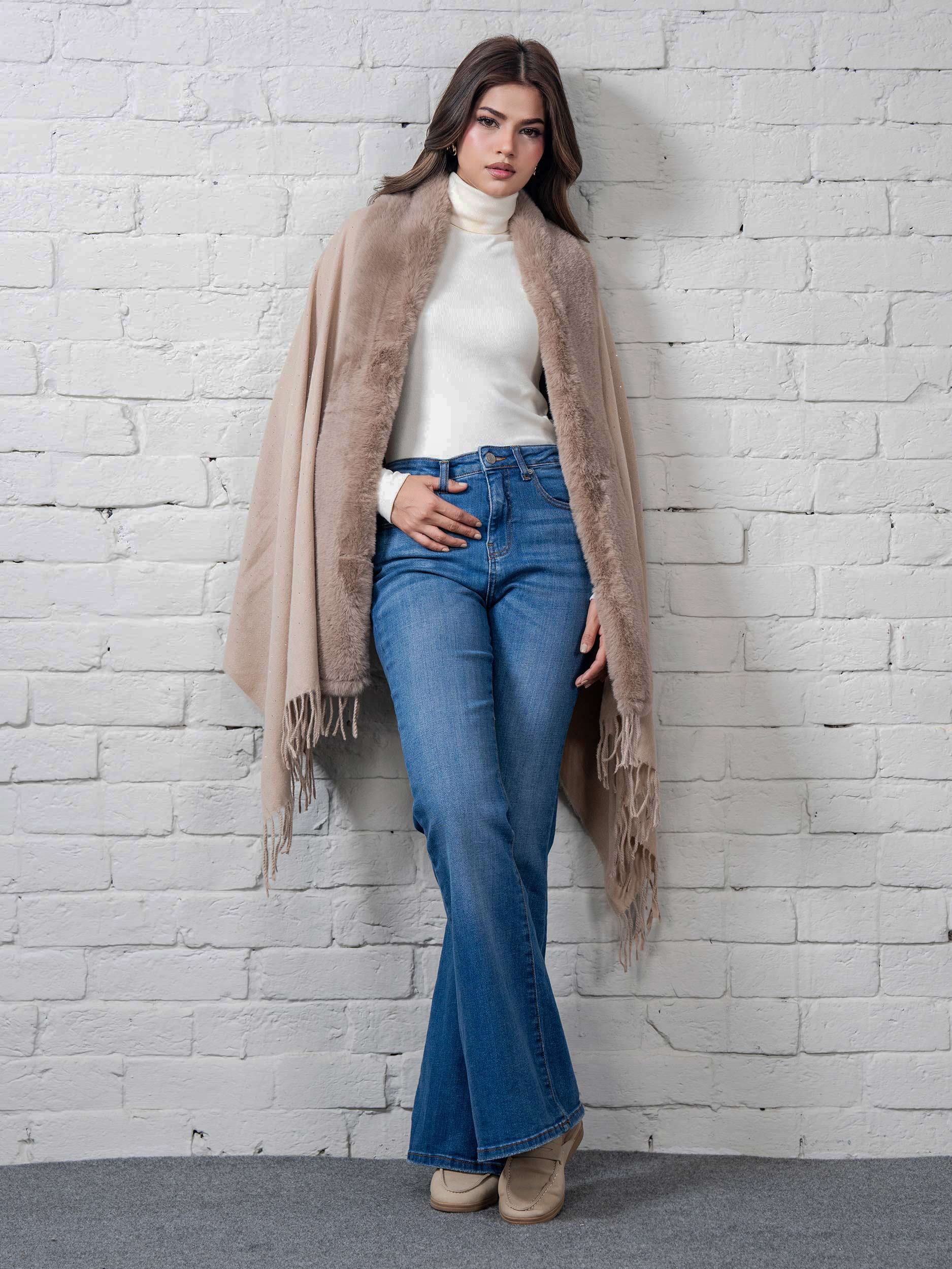 Cape Shawl- Embellished - Image 2