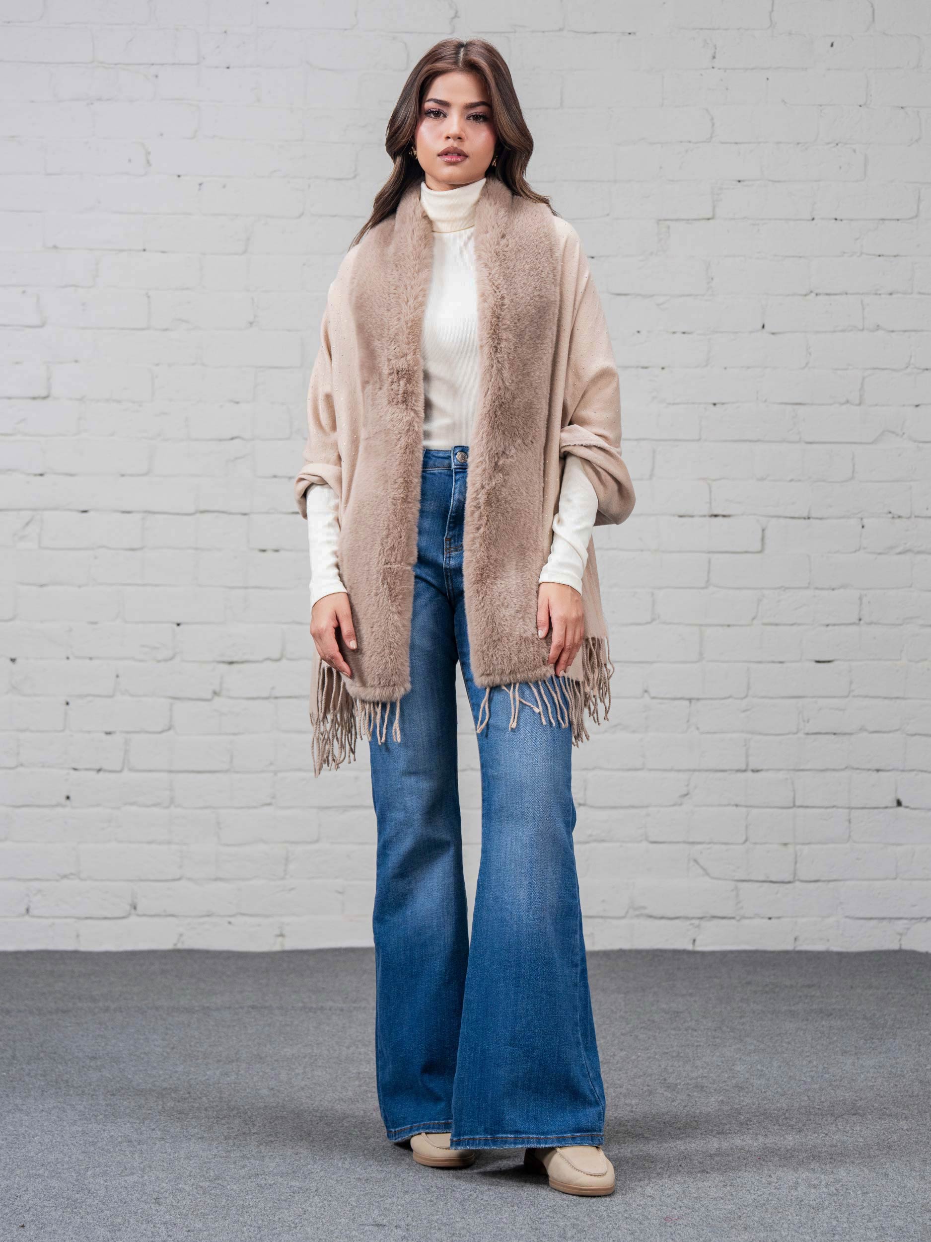 Cape Shawl- Embellished - Image 3