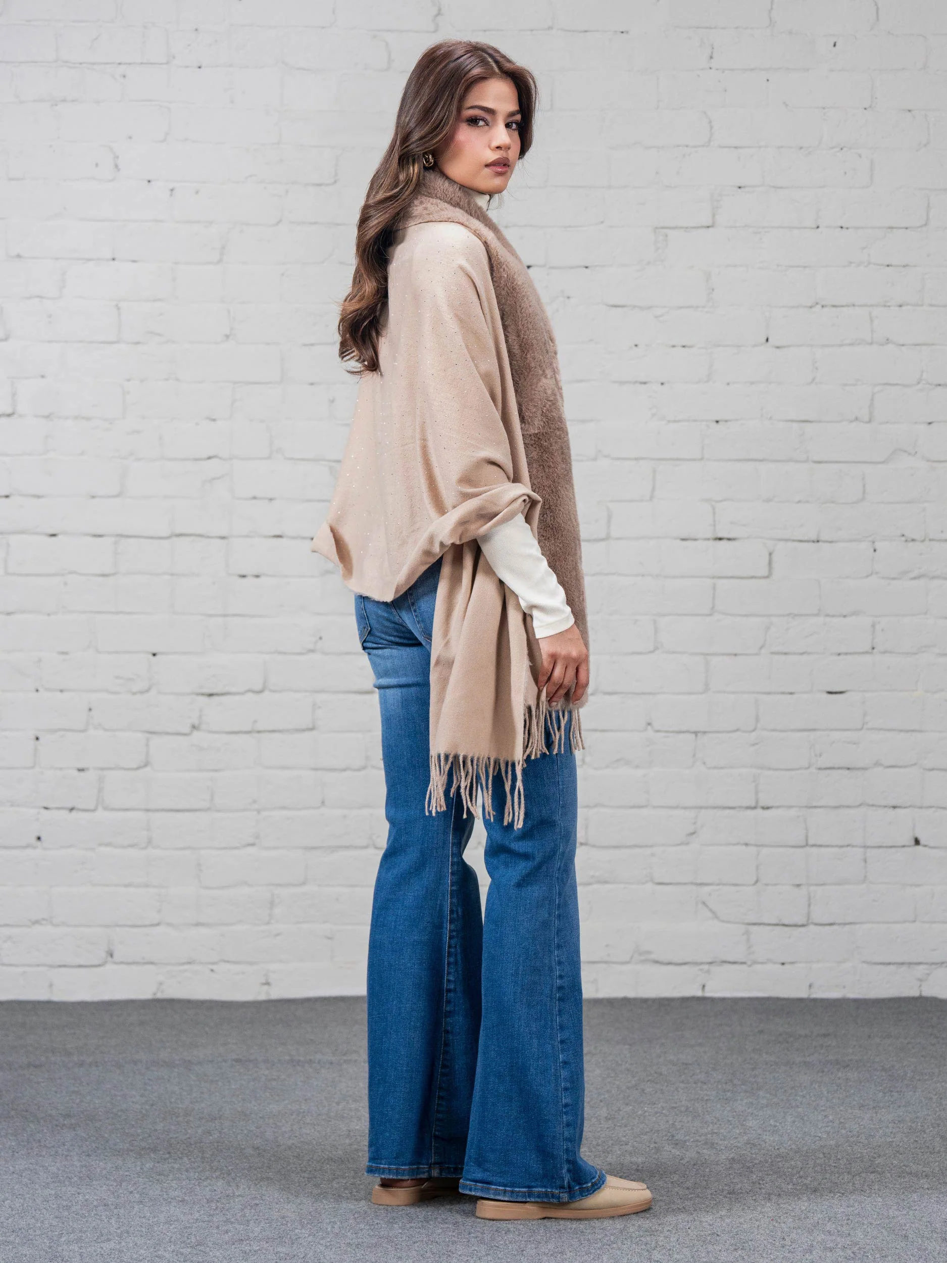 Cape Shawl- Embellished - Image 5