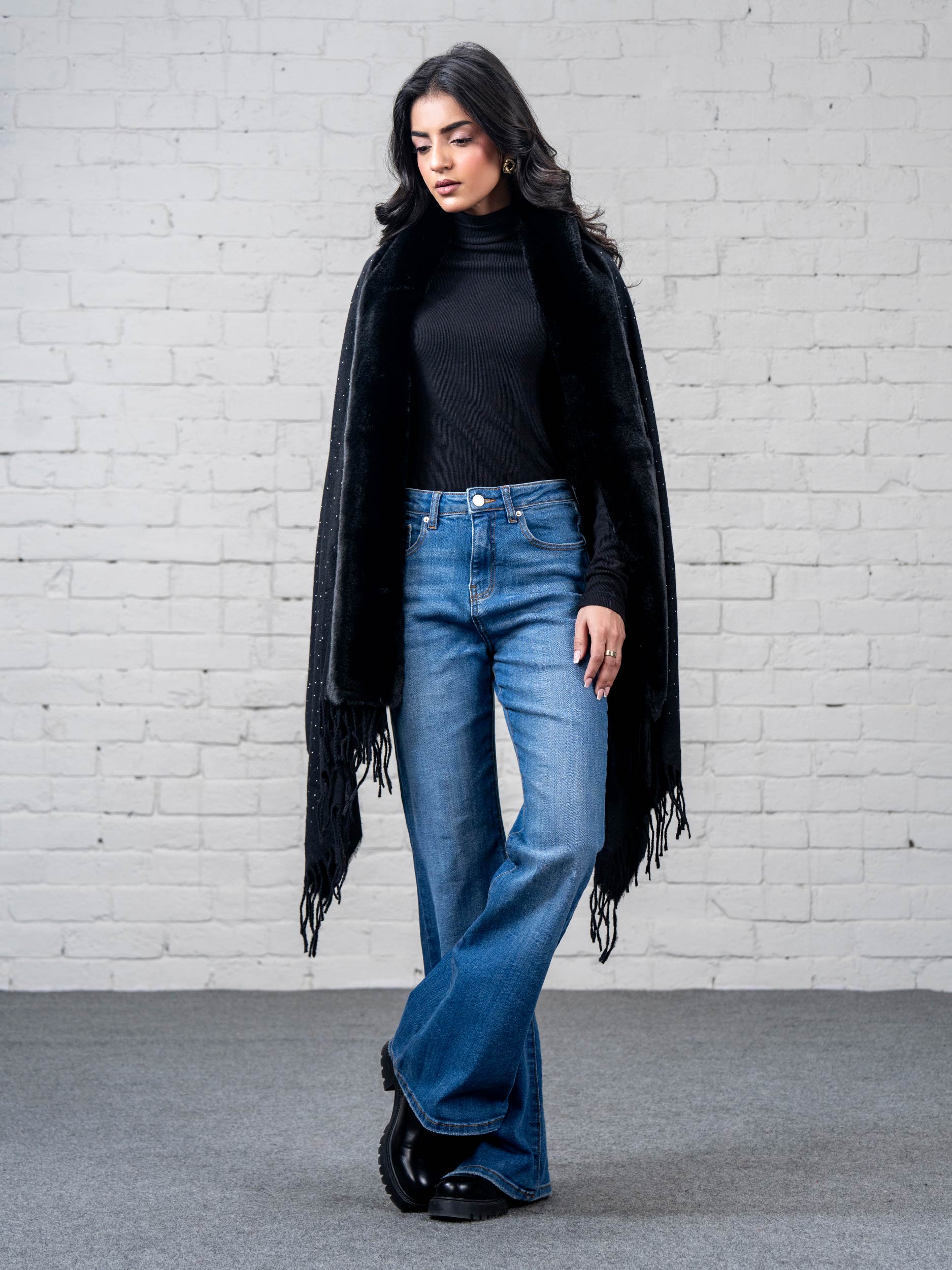 Cape Shawl- Embellished - Image 2