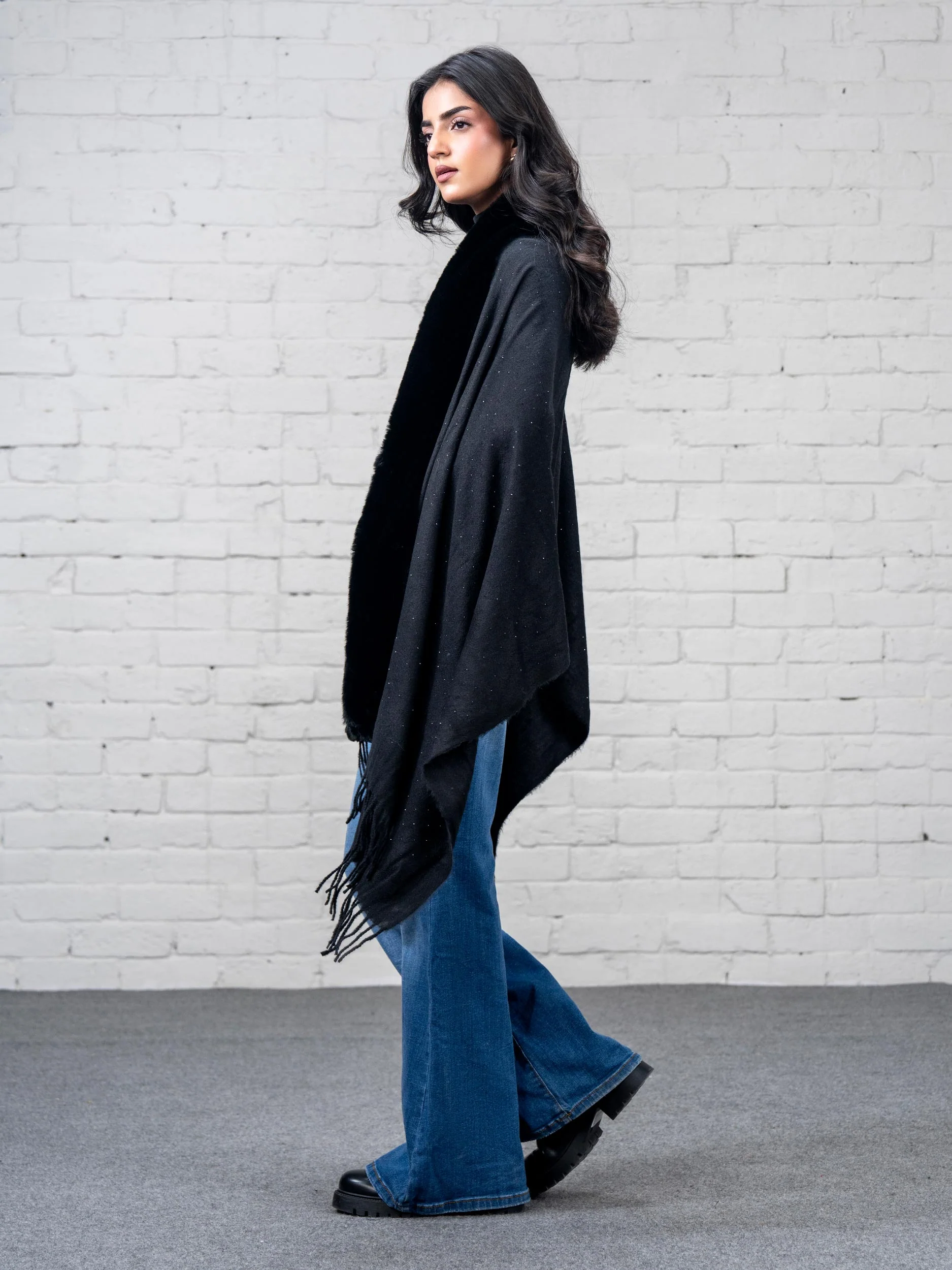 Cape Shawl- Embellished - Image 2